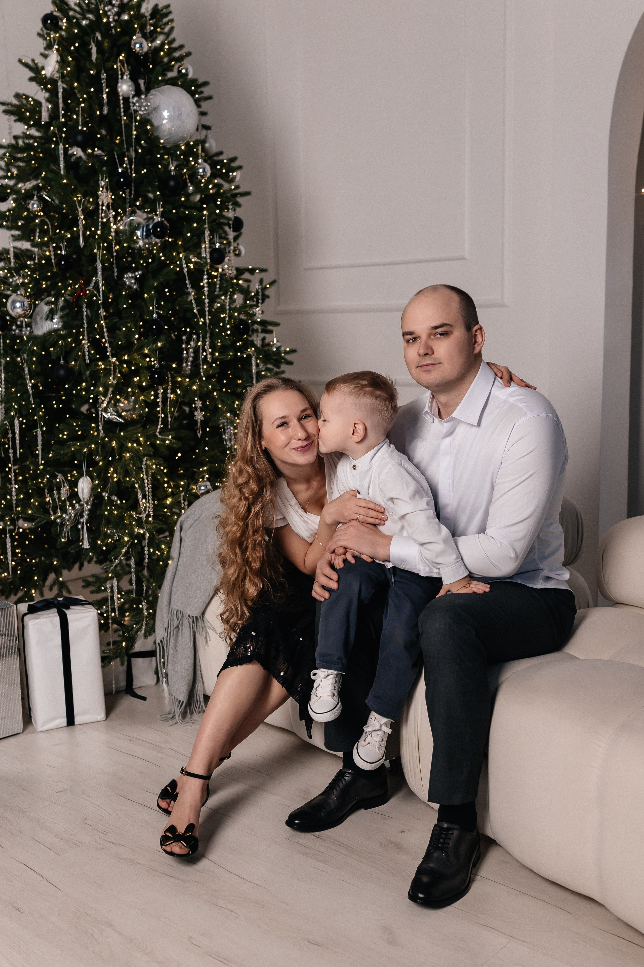 Новогодняя. Семейный фотограф Минск Усова Ольга