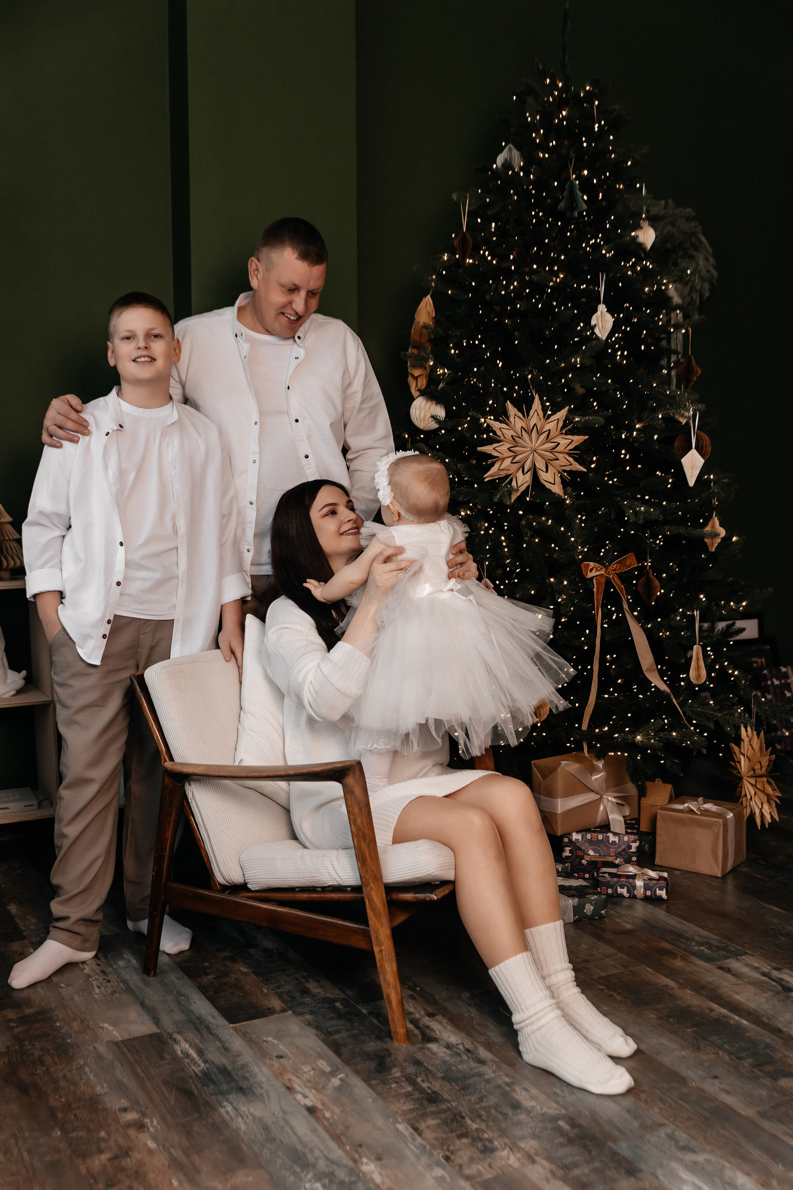Новогодняя. Семейный фотограф Минск Усова Ольга