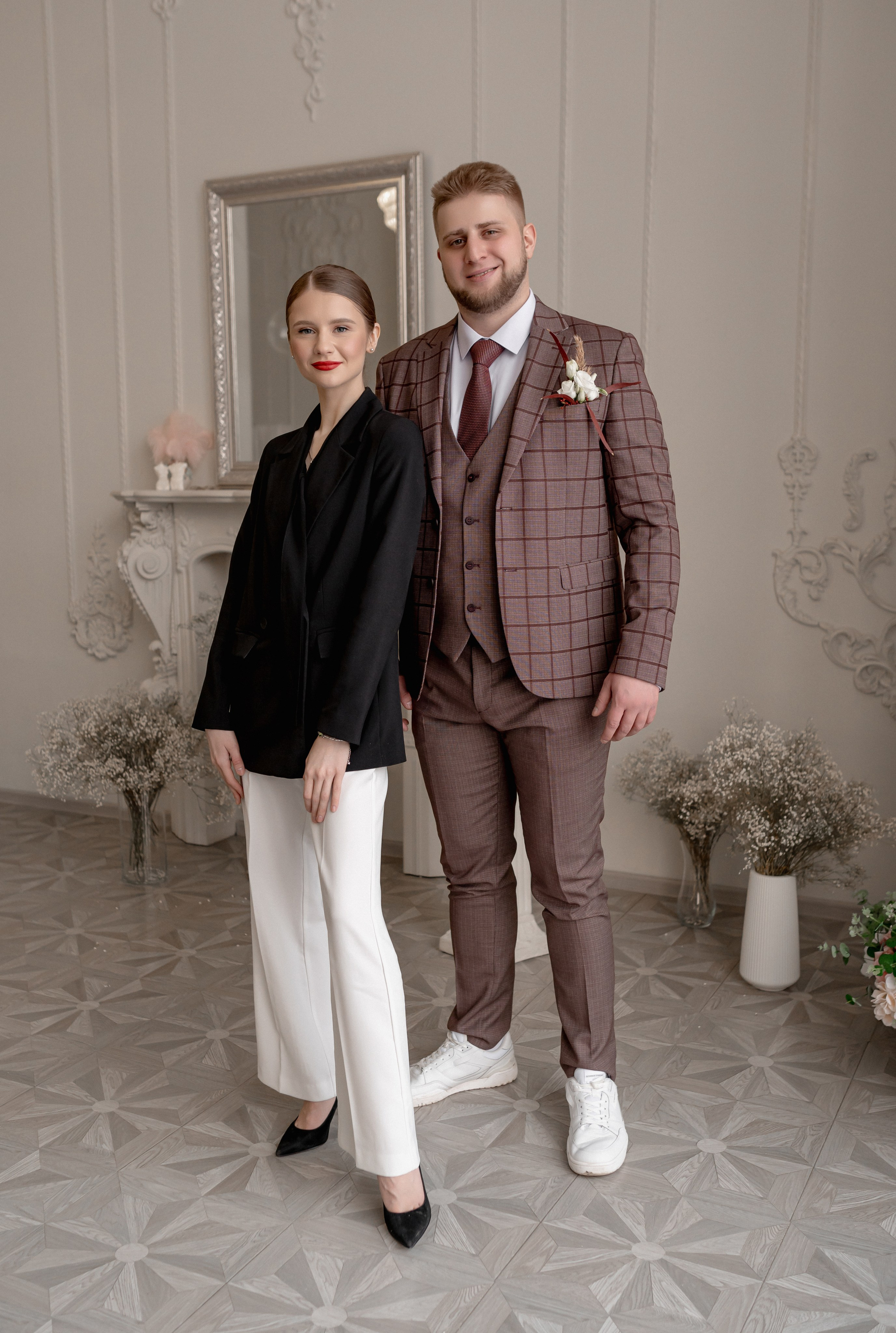 Свадебная фотосессия в студии. Фотограф Ким Наталья в Красноярске