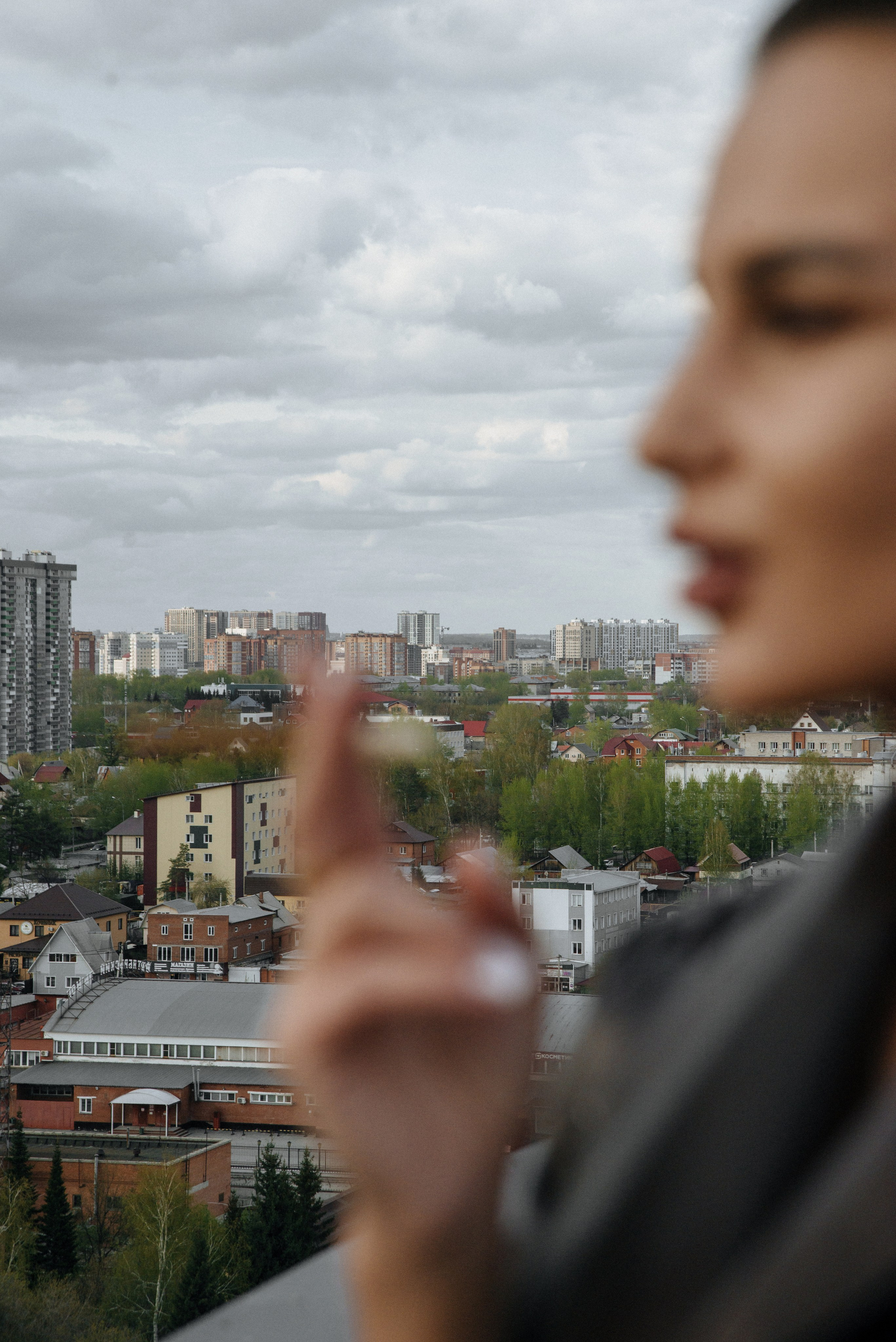 Фотосессия в Новосибирске: Сексуальный образ на крыше с видом на реку |Дарья Едапина. Фотограф Дарья Едапина Новосибирск