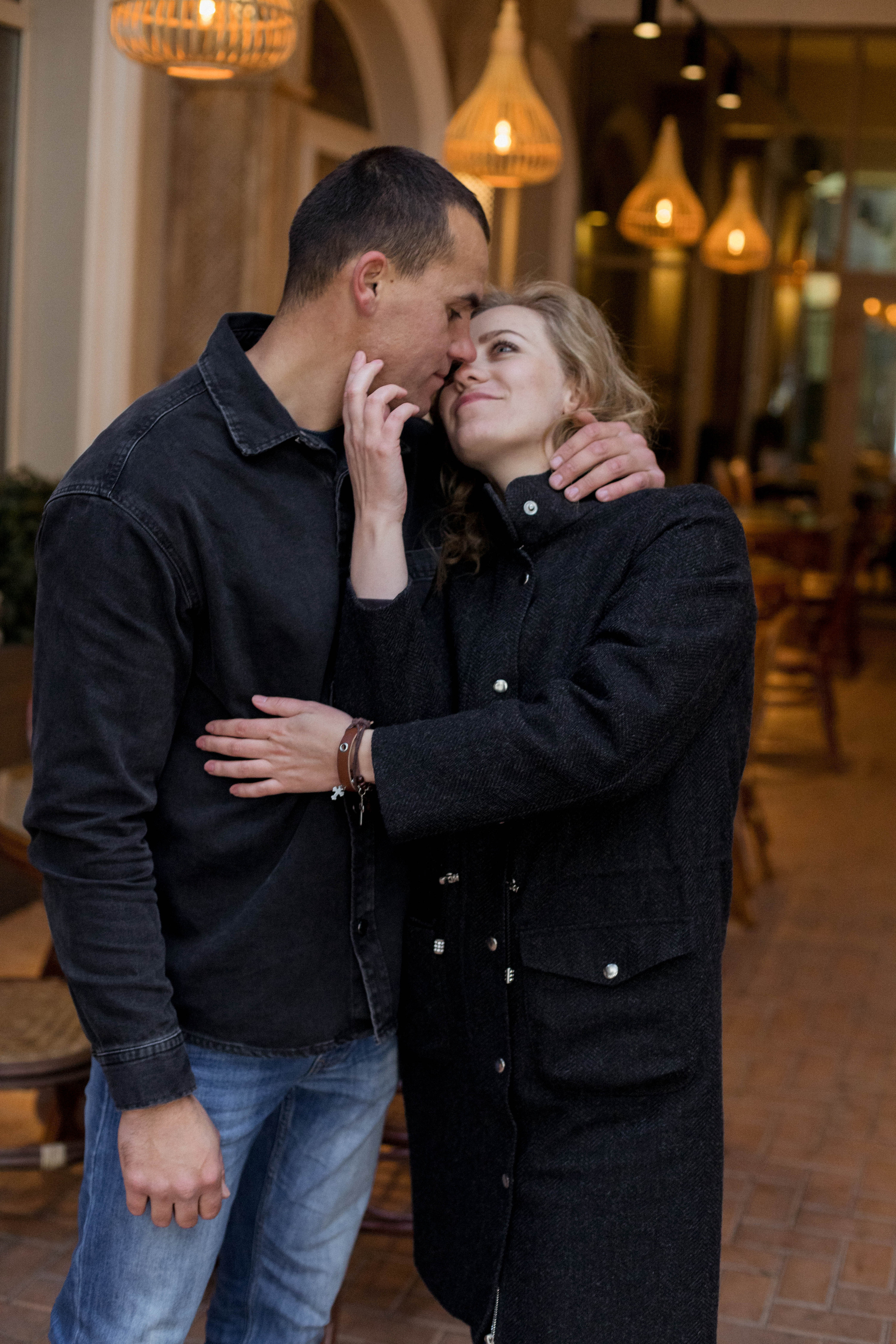 Яна и Дима / зимний пляж