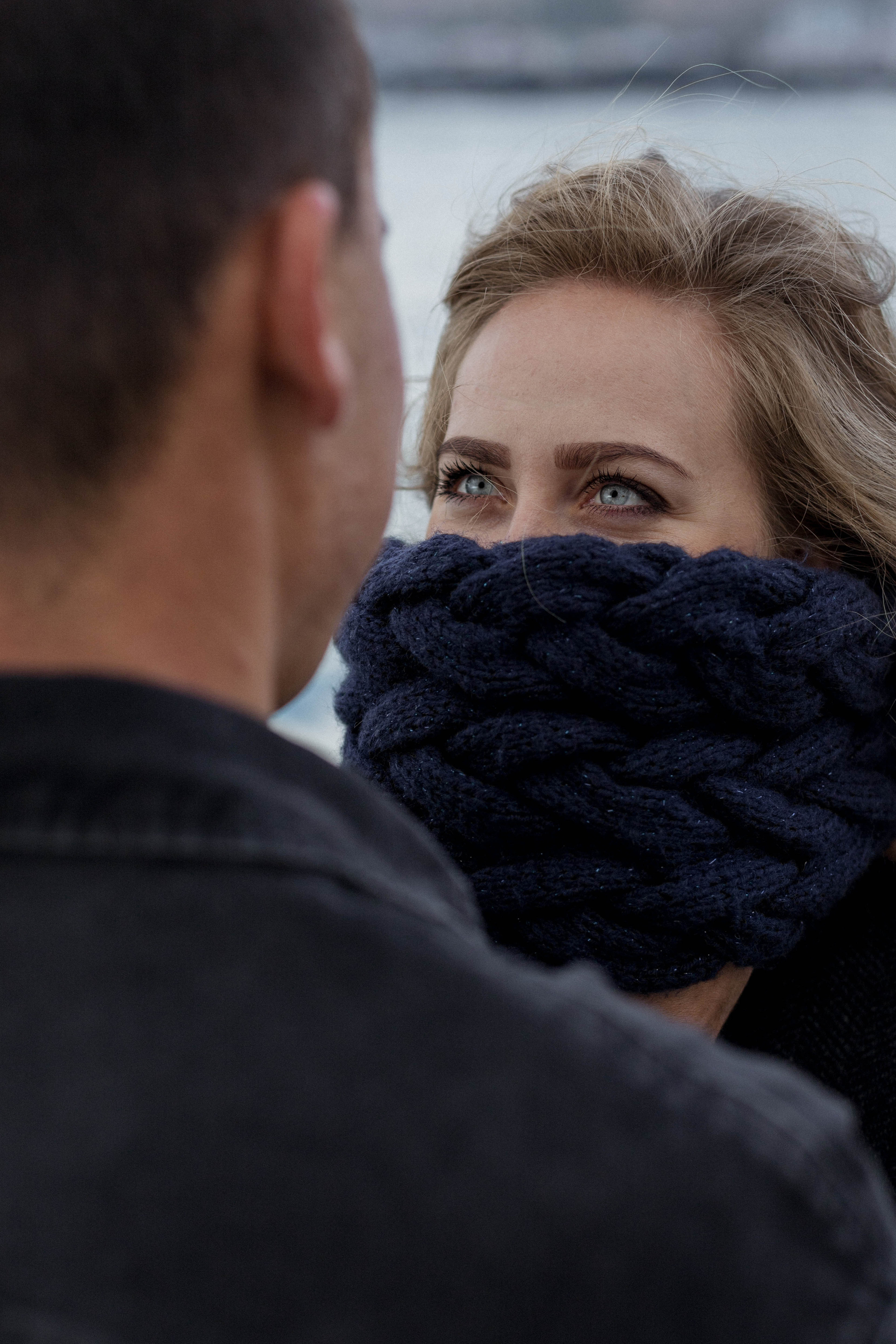 Яна и Дима / зимний пляж