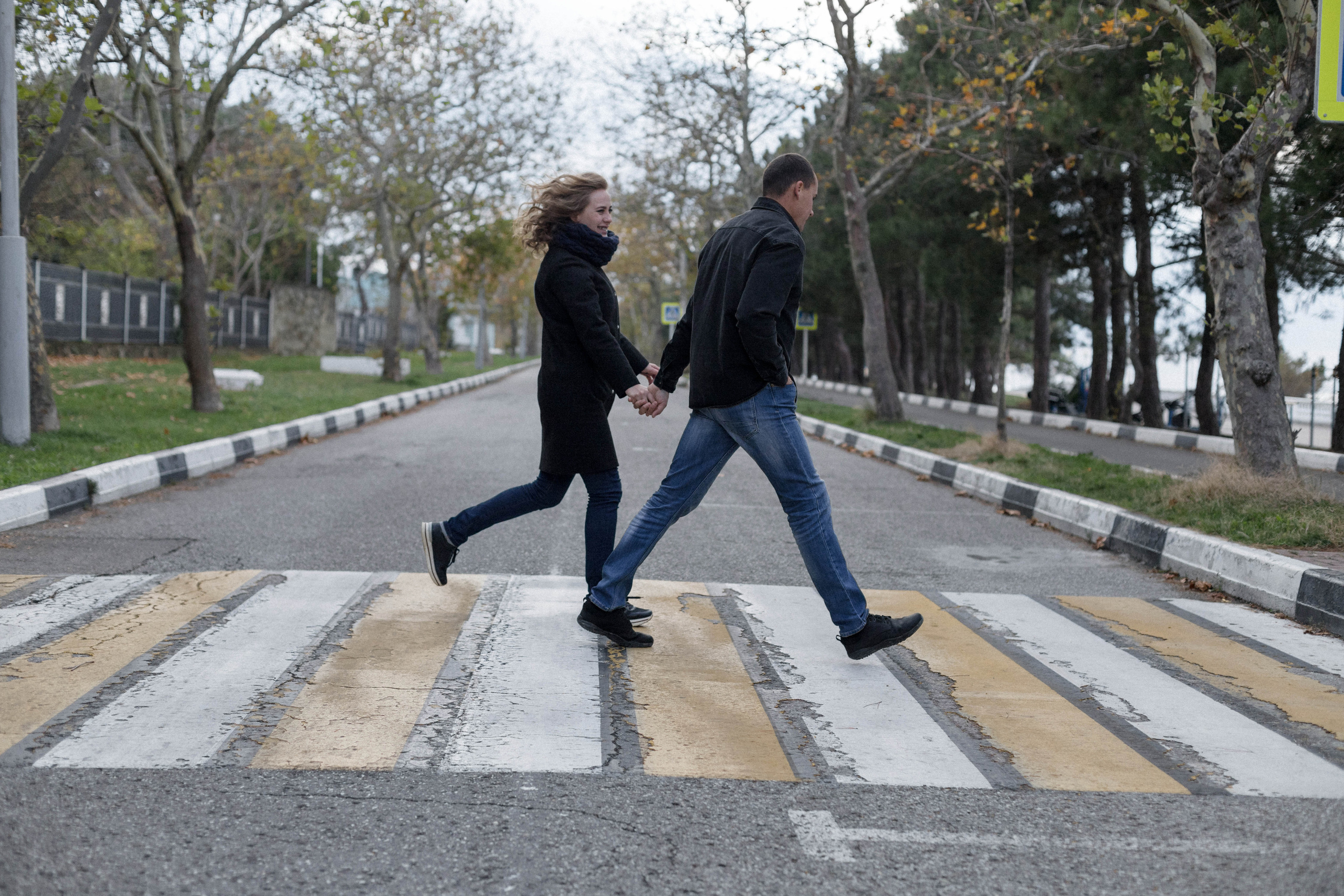 Яна и Дима / зимний пляж