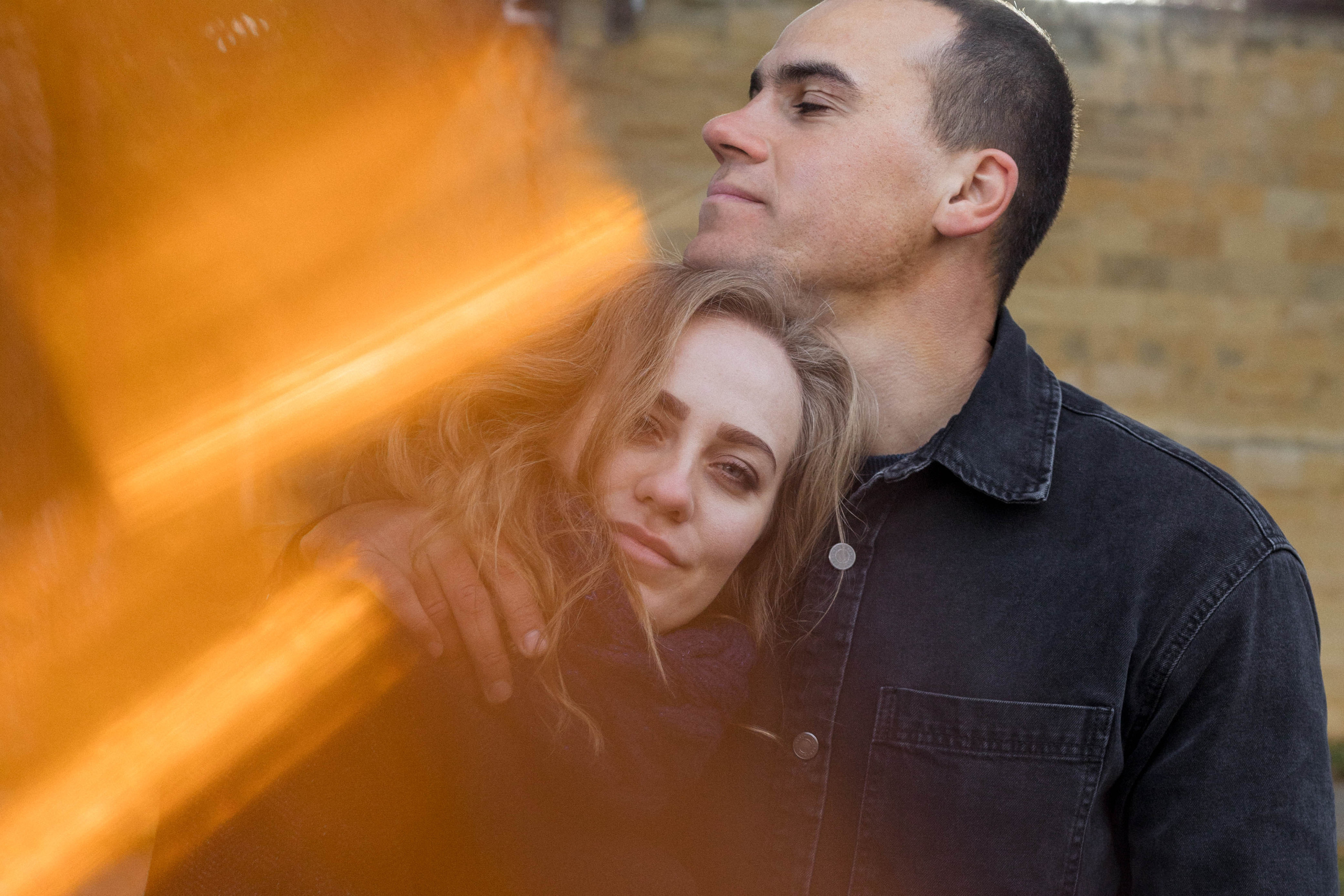 Яна и Дима / зимний пляж