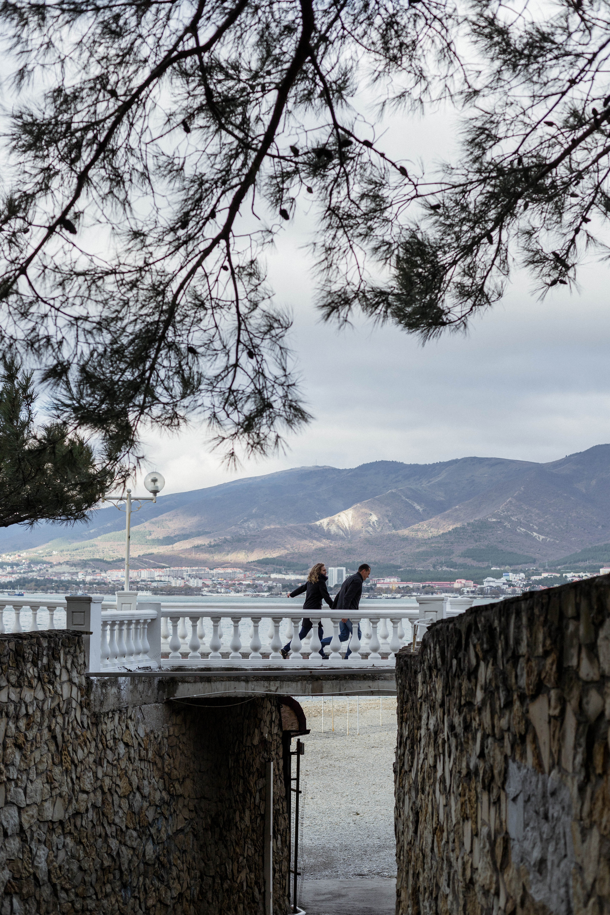 Яна и Дима / зимний пляж