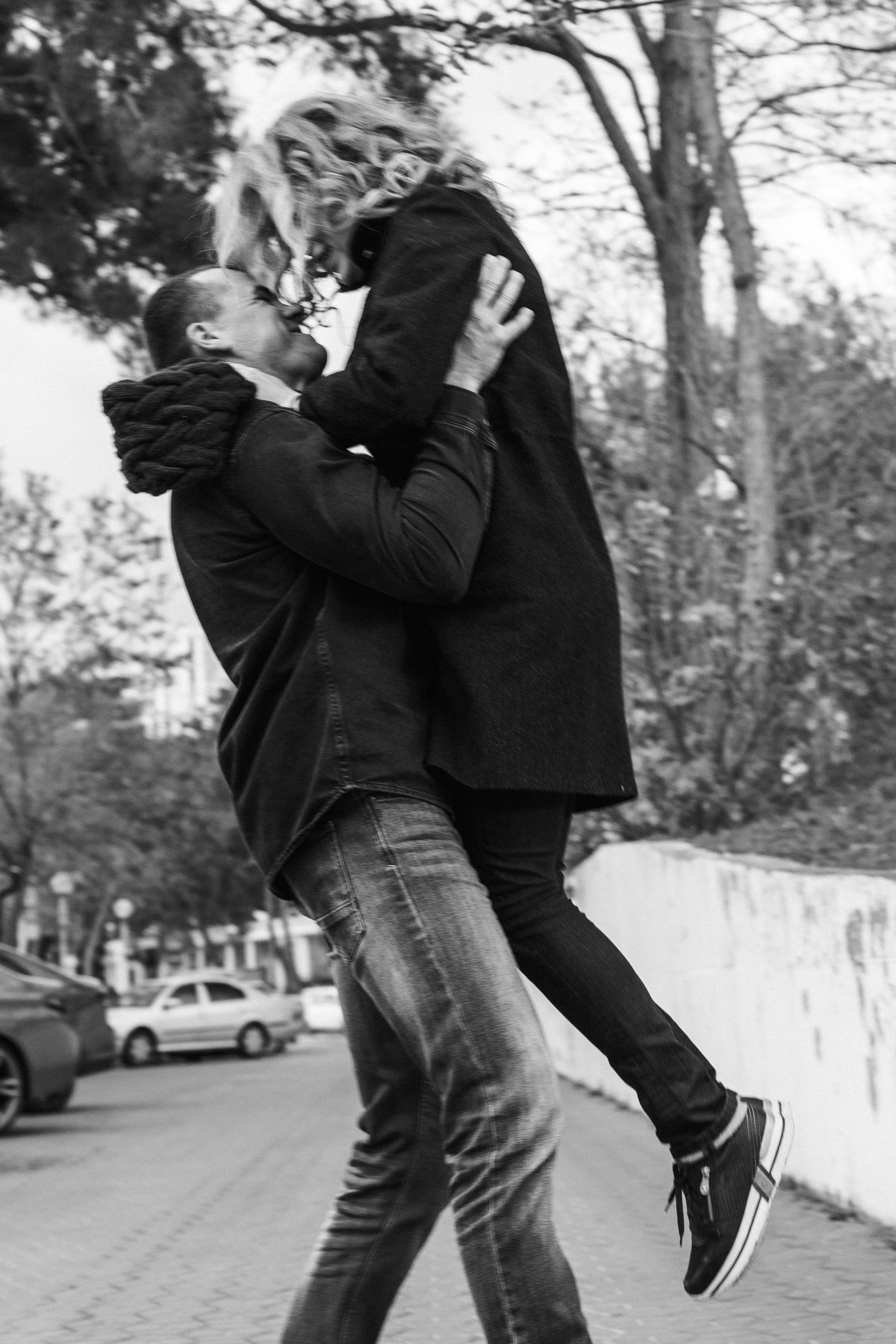 Яна и Дима / зимний пляж