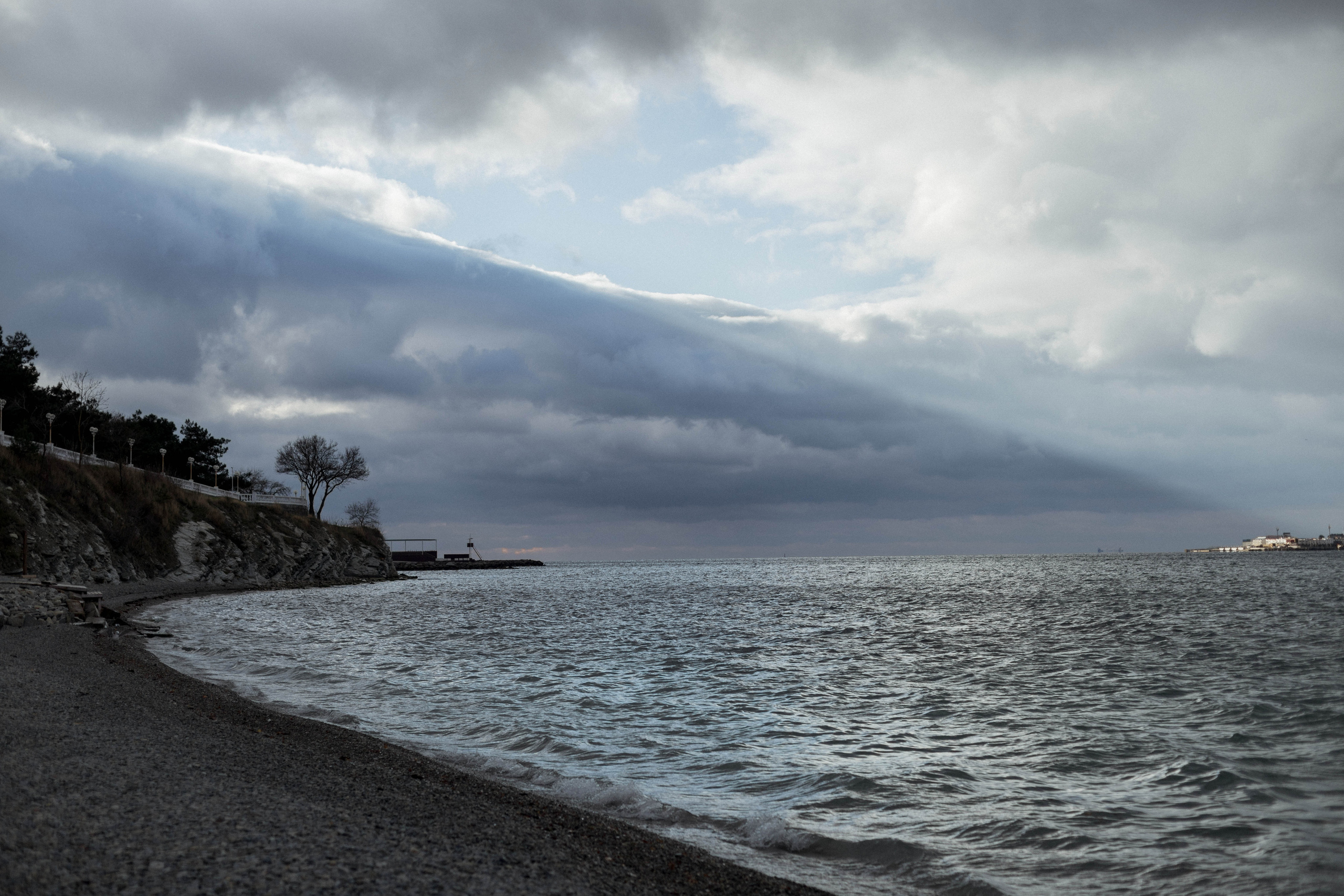 Яна и Дима / зимний пляж