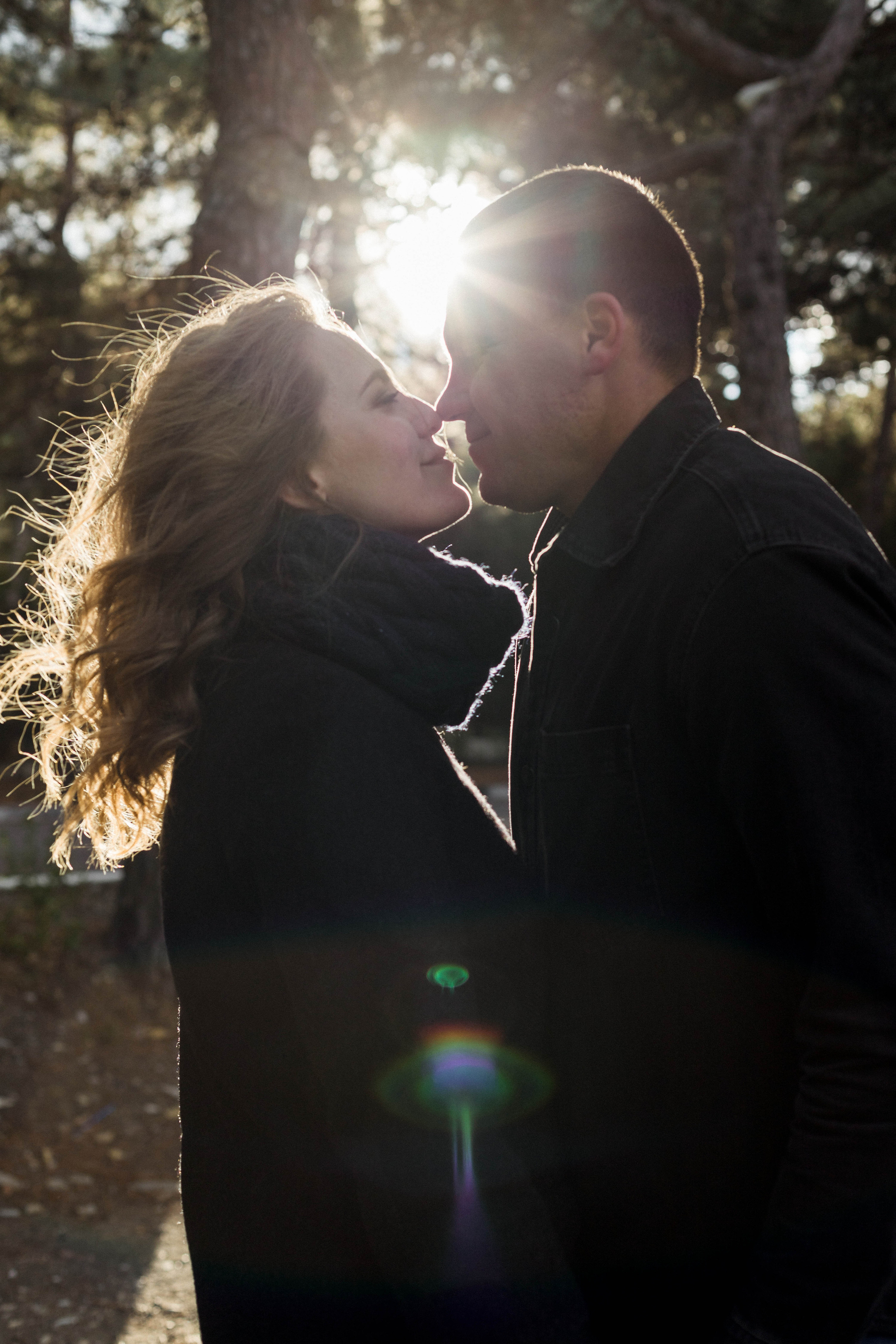 Яна и Дима / зимний пляж