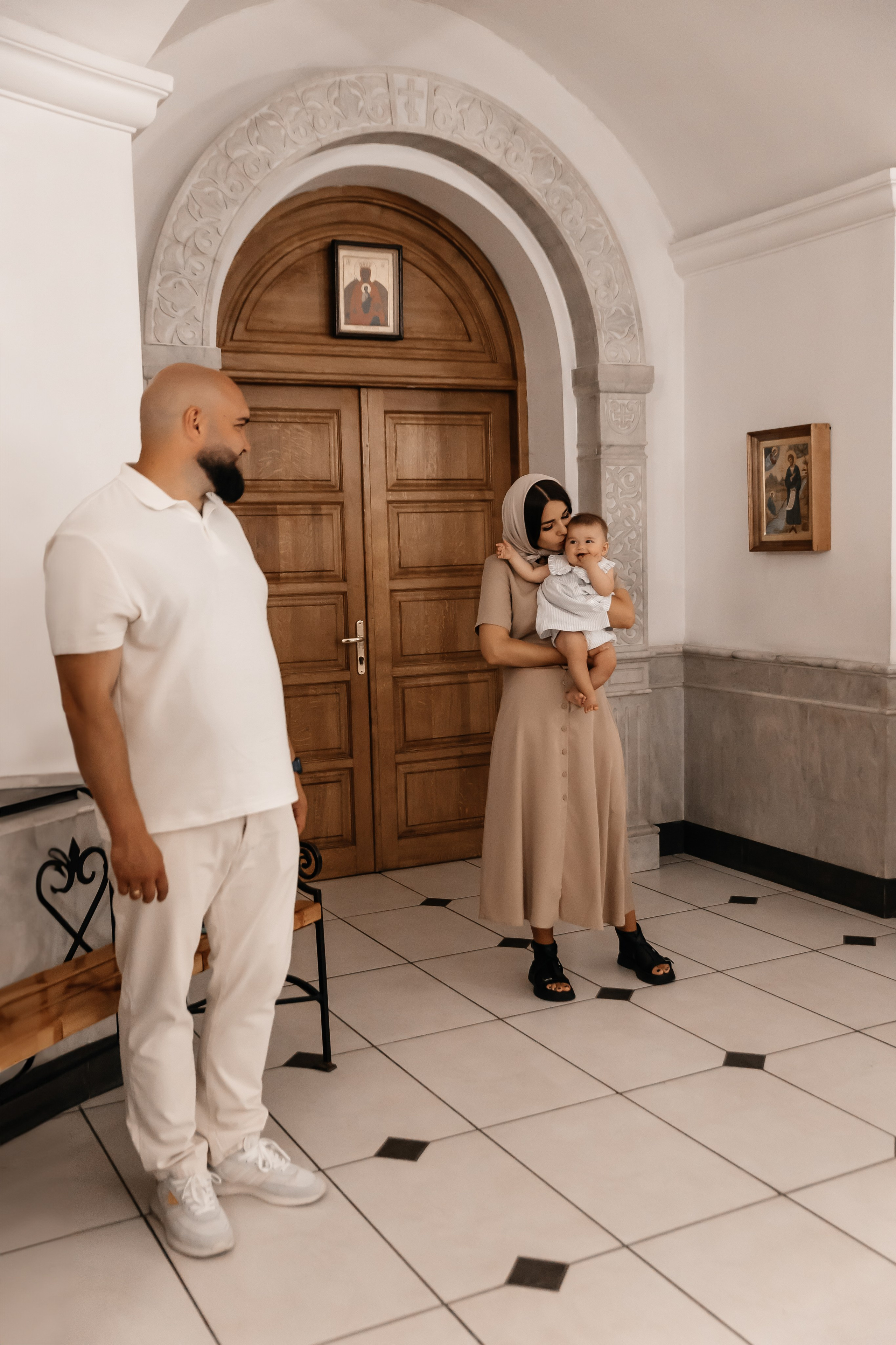 Крещение Ксении. Семейный фотограф Минск Усова Ольга