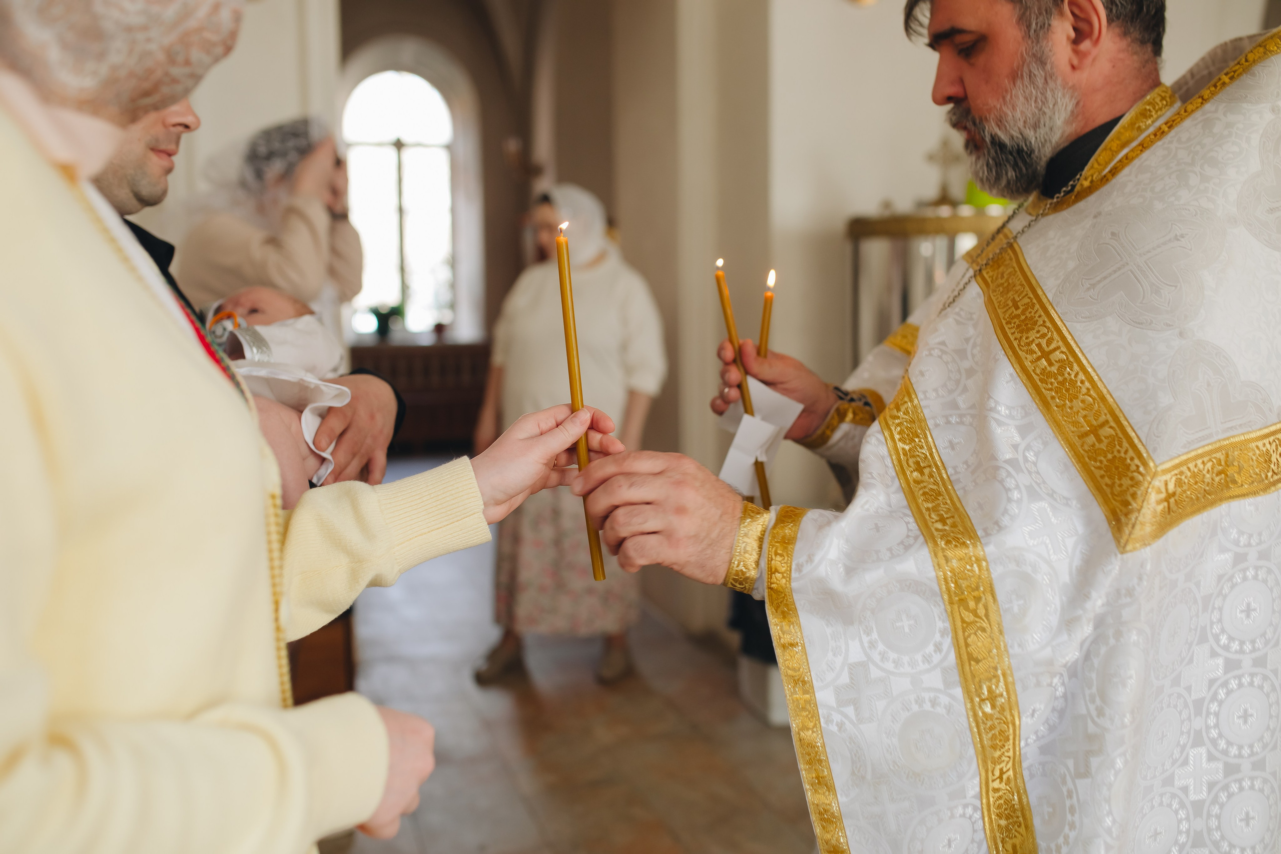 Крещение в светлом Храме. Семейный и детский фотограф в Москве Дорогова Екатерина