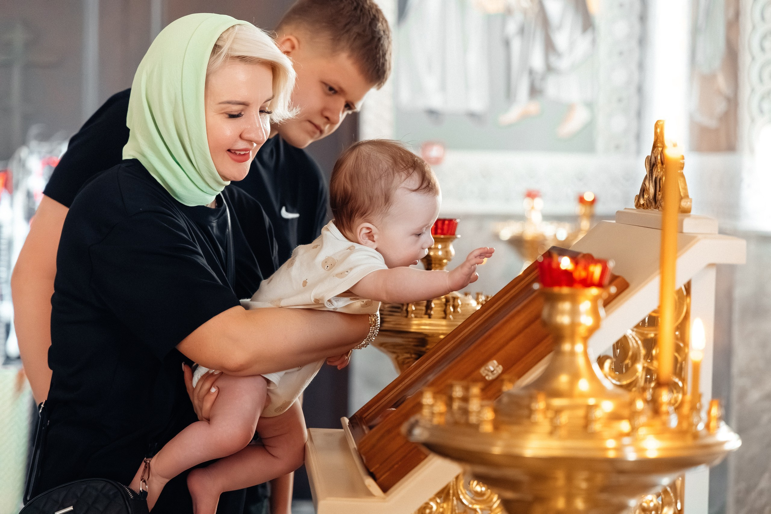 Крещение | Храм в Родных Просторах. Фотограф Марина Верятинская | Краснодар