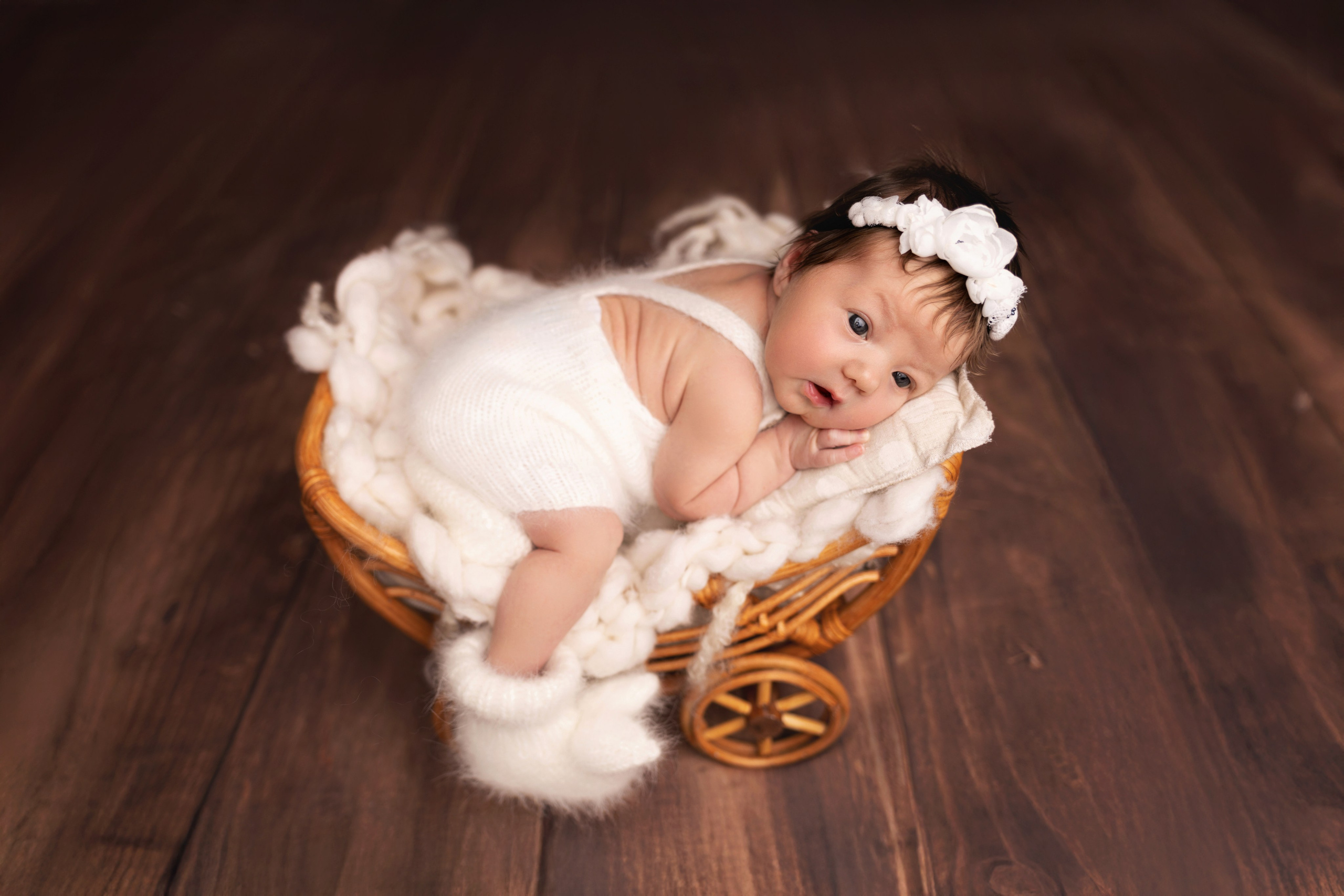 Классическая фотосессия малыша. Фотограф новорожденных малышей в Омске и Омской области Эльвира Камаева