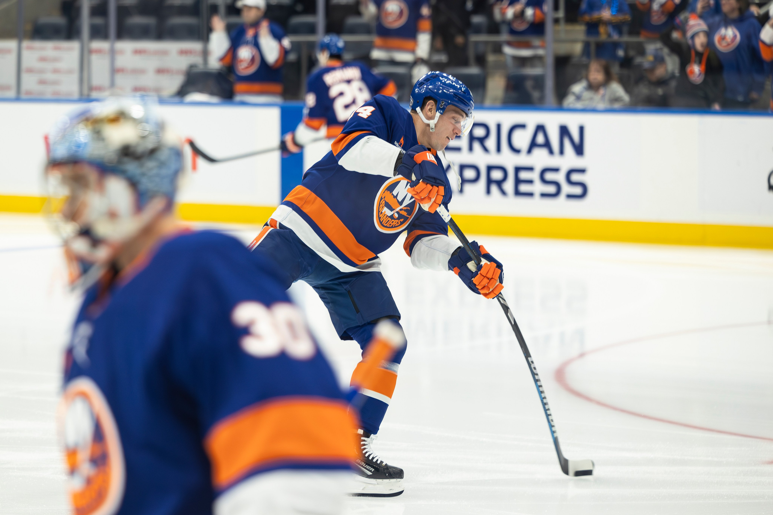 Матч НХЛ: НЙ Айлэндерс — Баффало Сайбэрс. Спортивный репортажный фотограф Казань Нафис Сиразетдинов