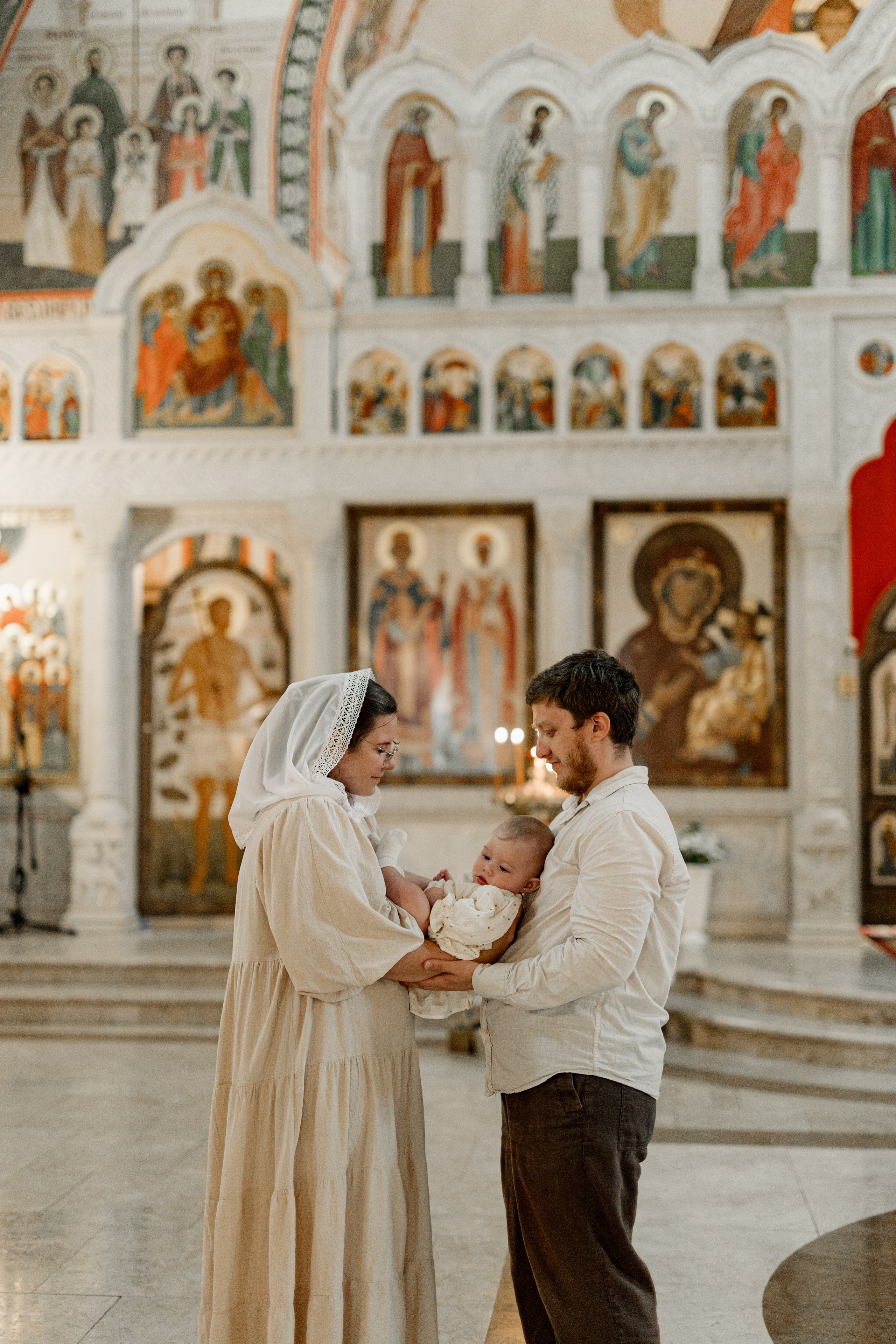 Таинство Крещения Веры. Фотограф новорождённых Newborn Москва