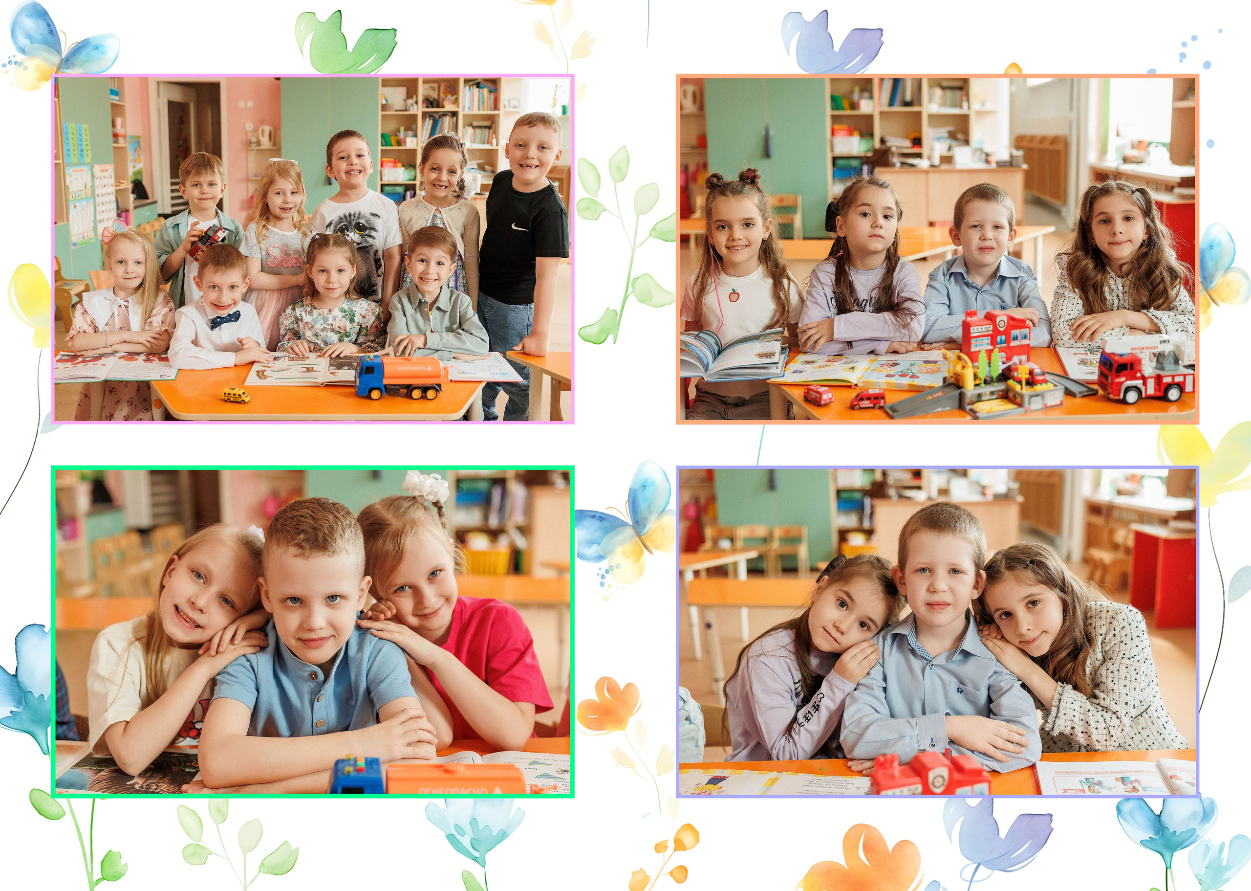 Выпускной альбом для детского сада. Свадебный фотограф Денис Перминов в Воронеже