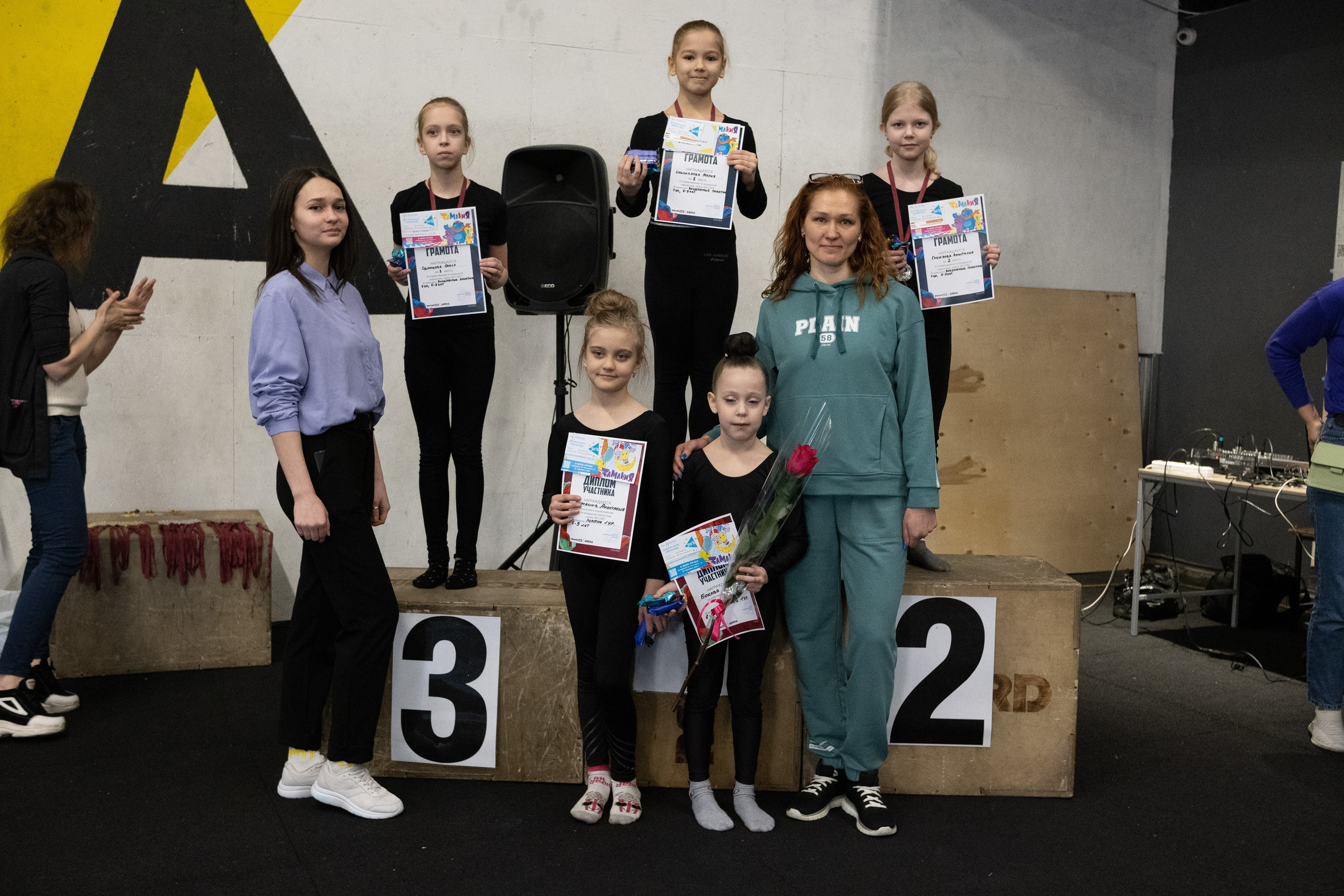 Внутриклубные соревнования по воздушной гимнастике 02.04.23