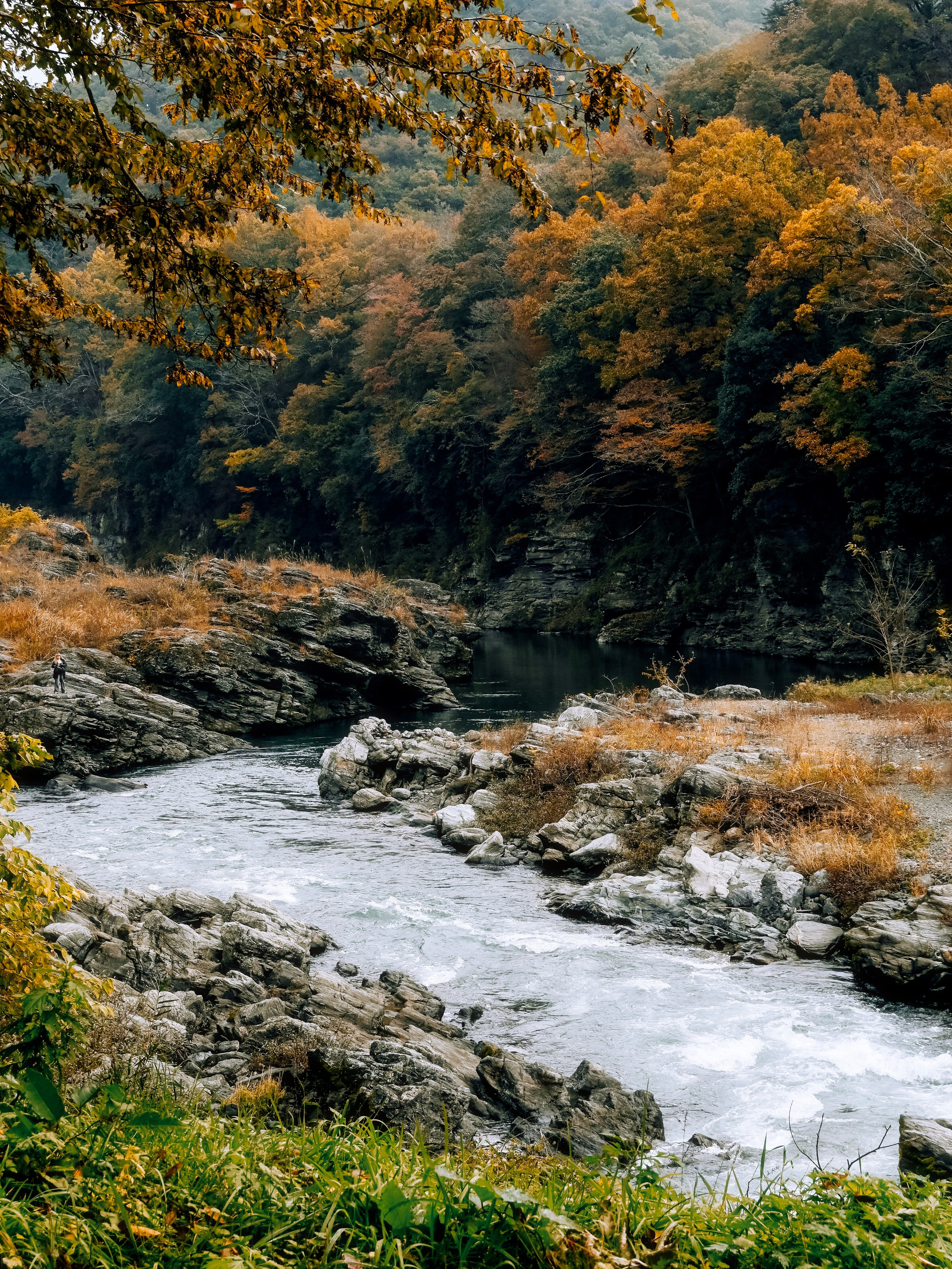 Japan village street. Iraogo