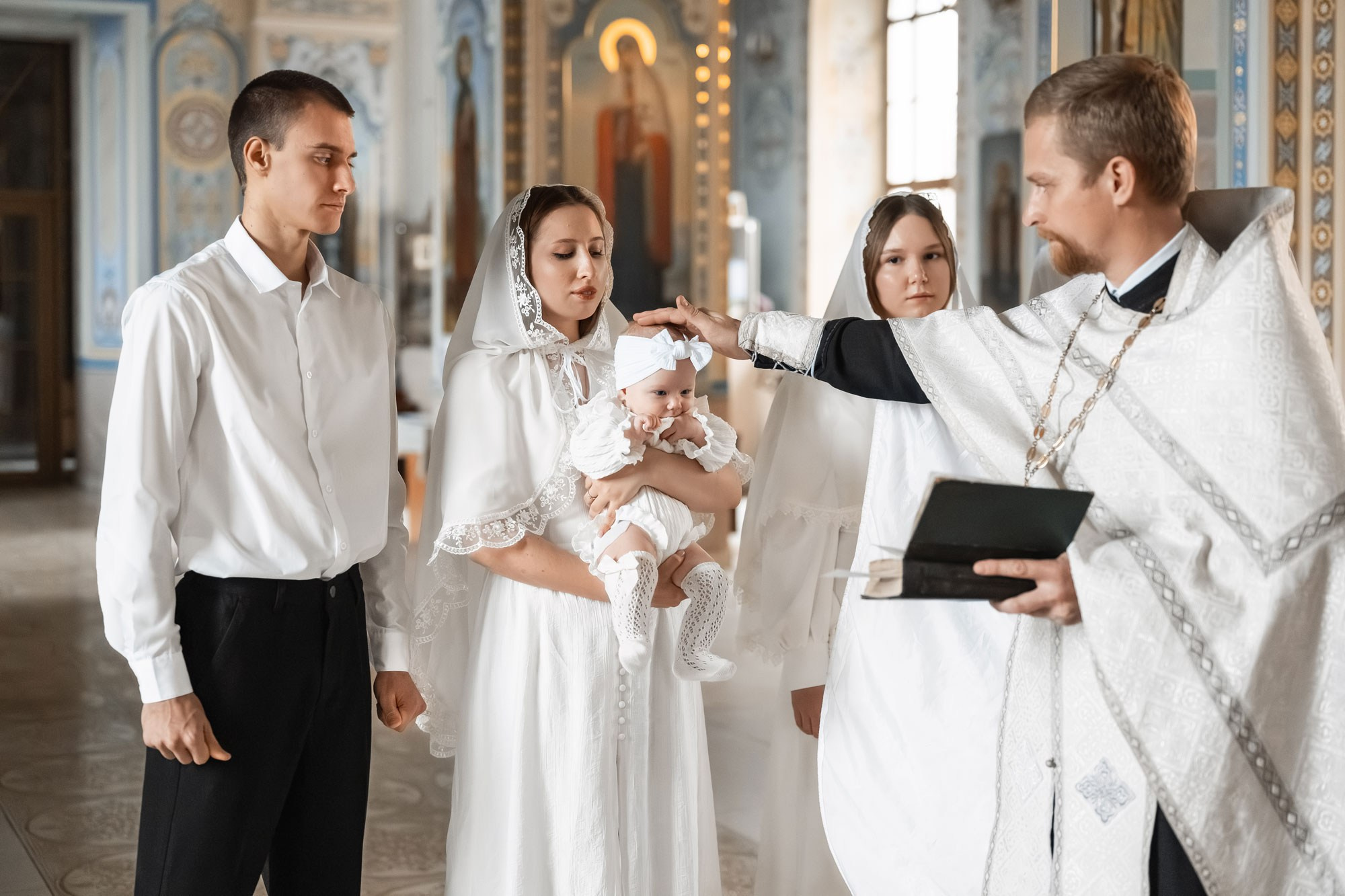 Таинство Крещения (репортажная съемка). Moscow_CPC