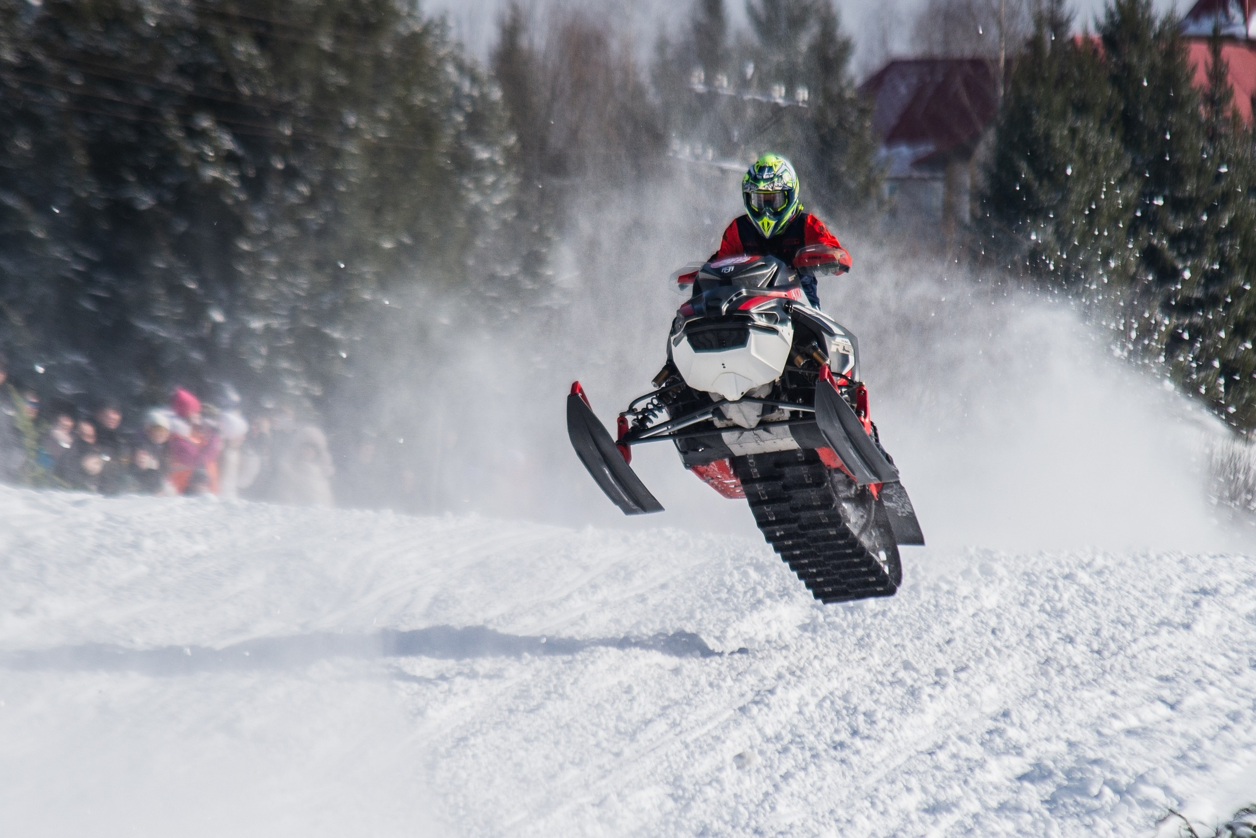 Чемпионат по кроссу на снегоходах. Паша Страхов — фотограф