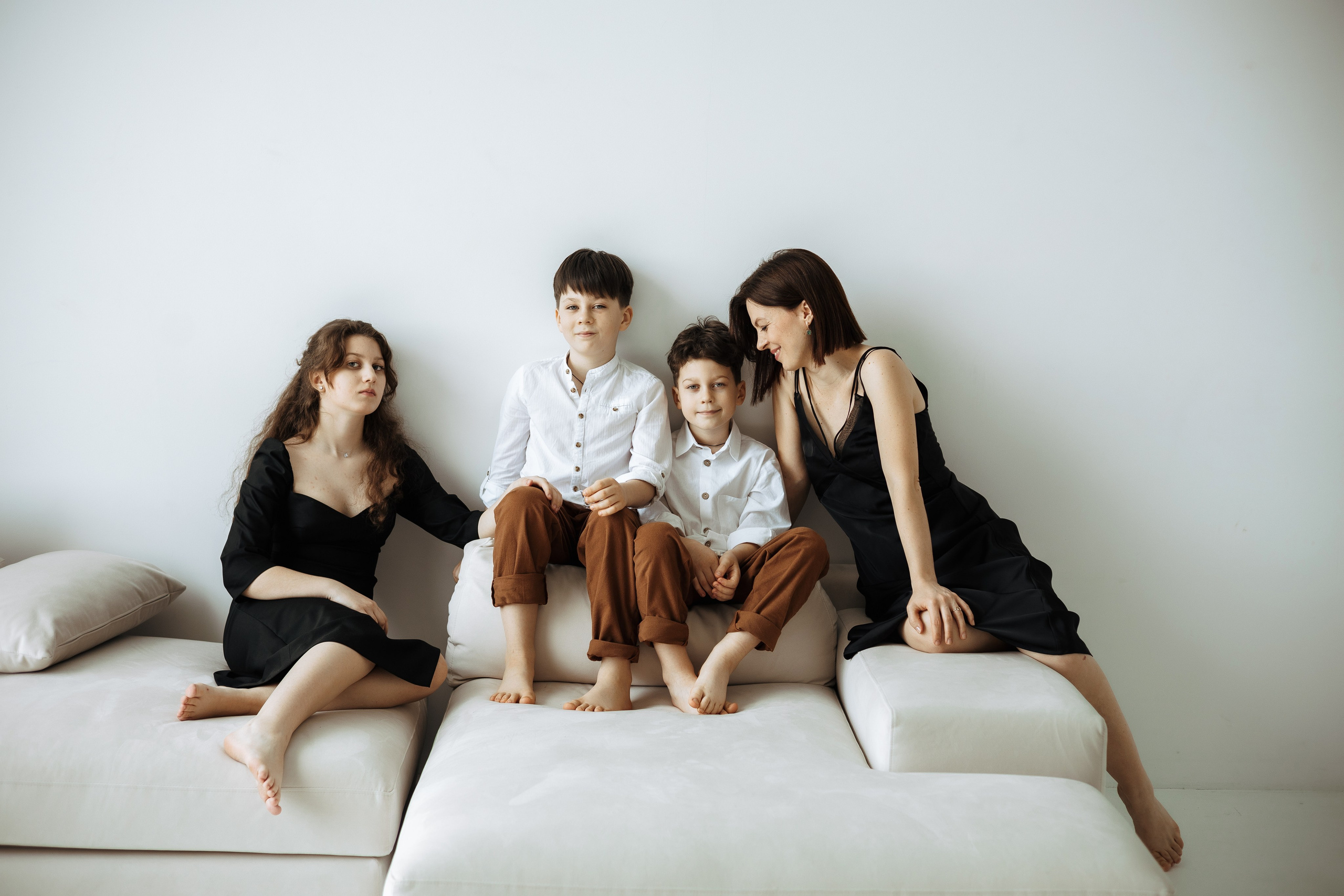 Анна с детьми. Фотограф Краснодар