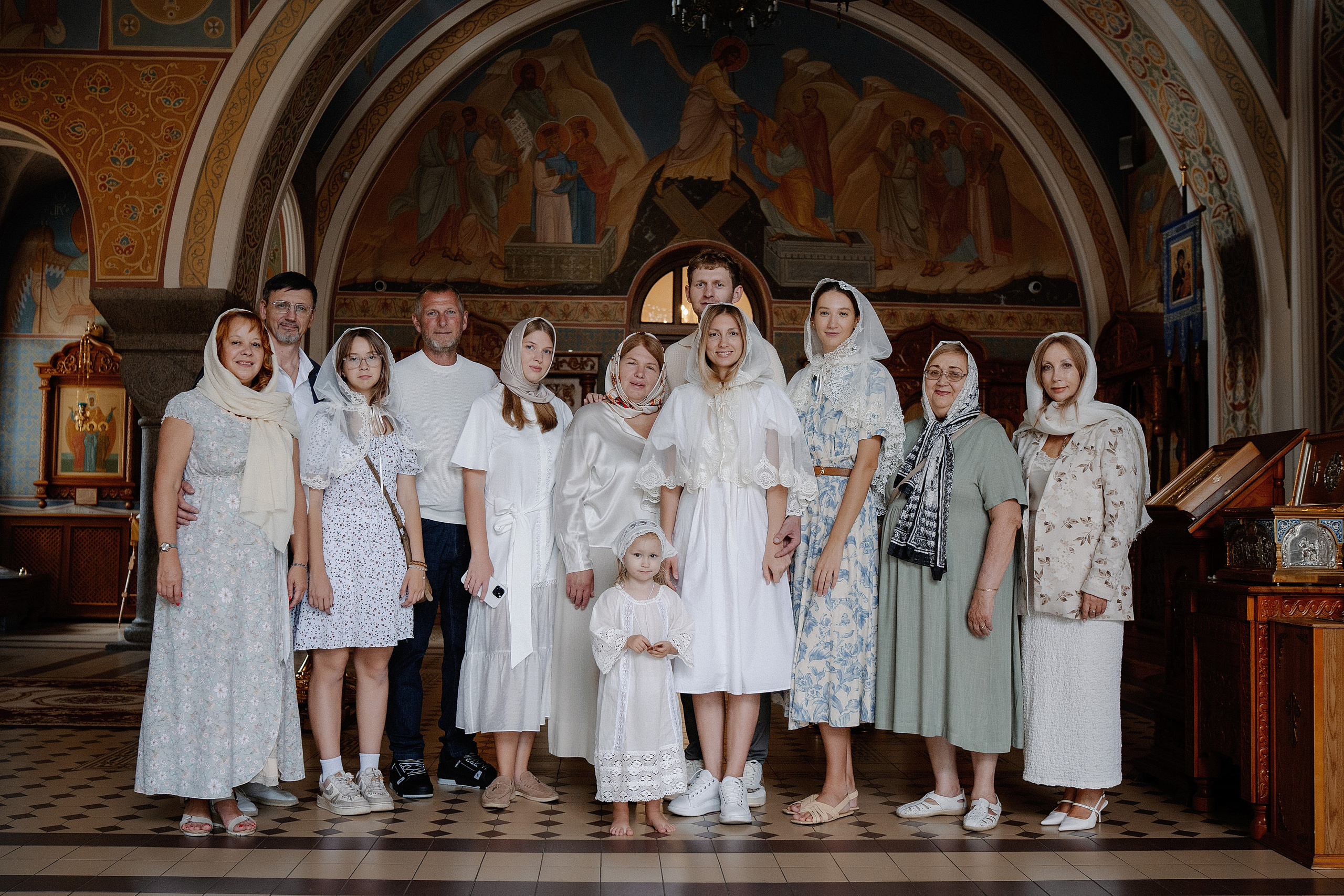 Крещение Эммы. Фотограф на Крещение и Венчание в Красноярске Рамазанова Юлия