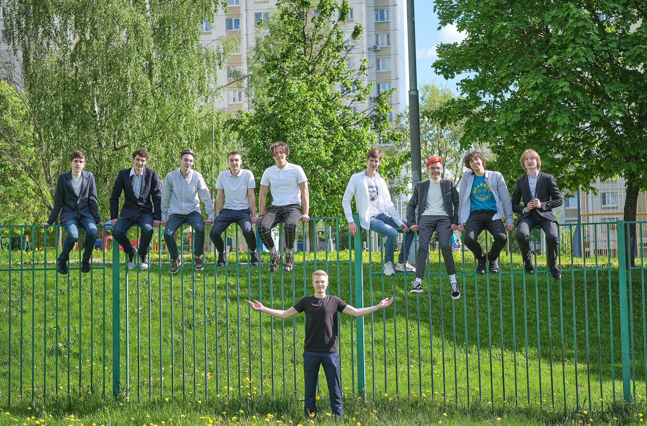 Школьная съёмка выпускников (Репортаж)