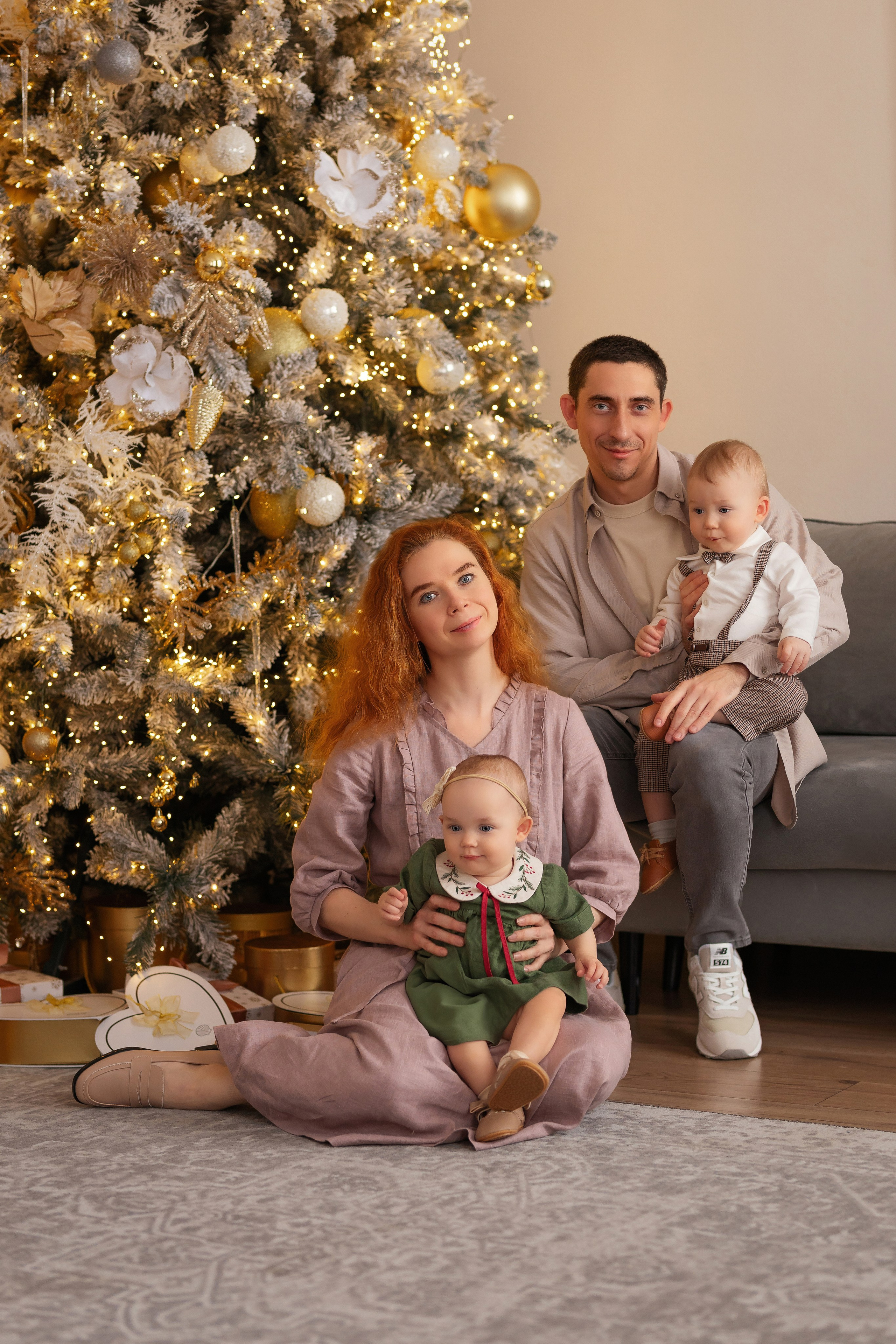 Семейная новогодняя фотосессия. Трубинова Екатерина | Семейный фотограф | Москва