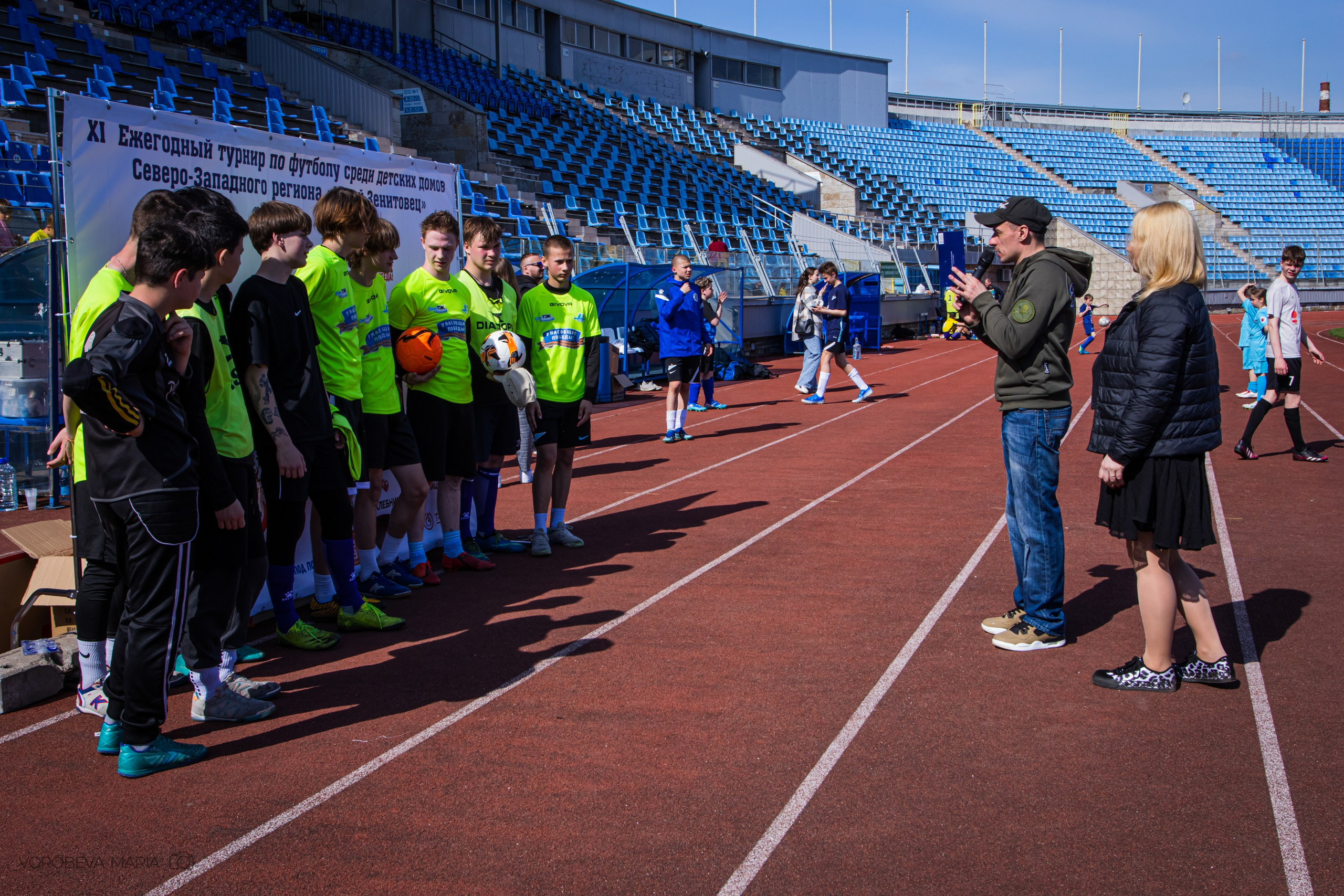 XI Ежегодный турнир по футболу «Юный Зенитовец». Фотограф ювелирных украшений в Санкт-Петербурге Воробьева Мария