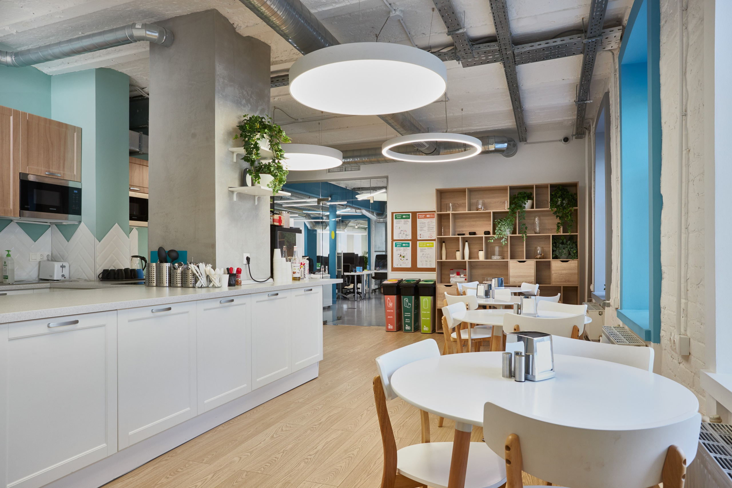 Modern style office cafe interior - photographer Andrey Dunin