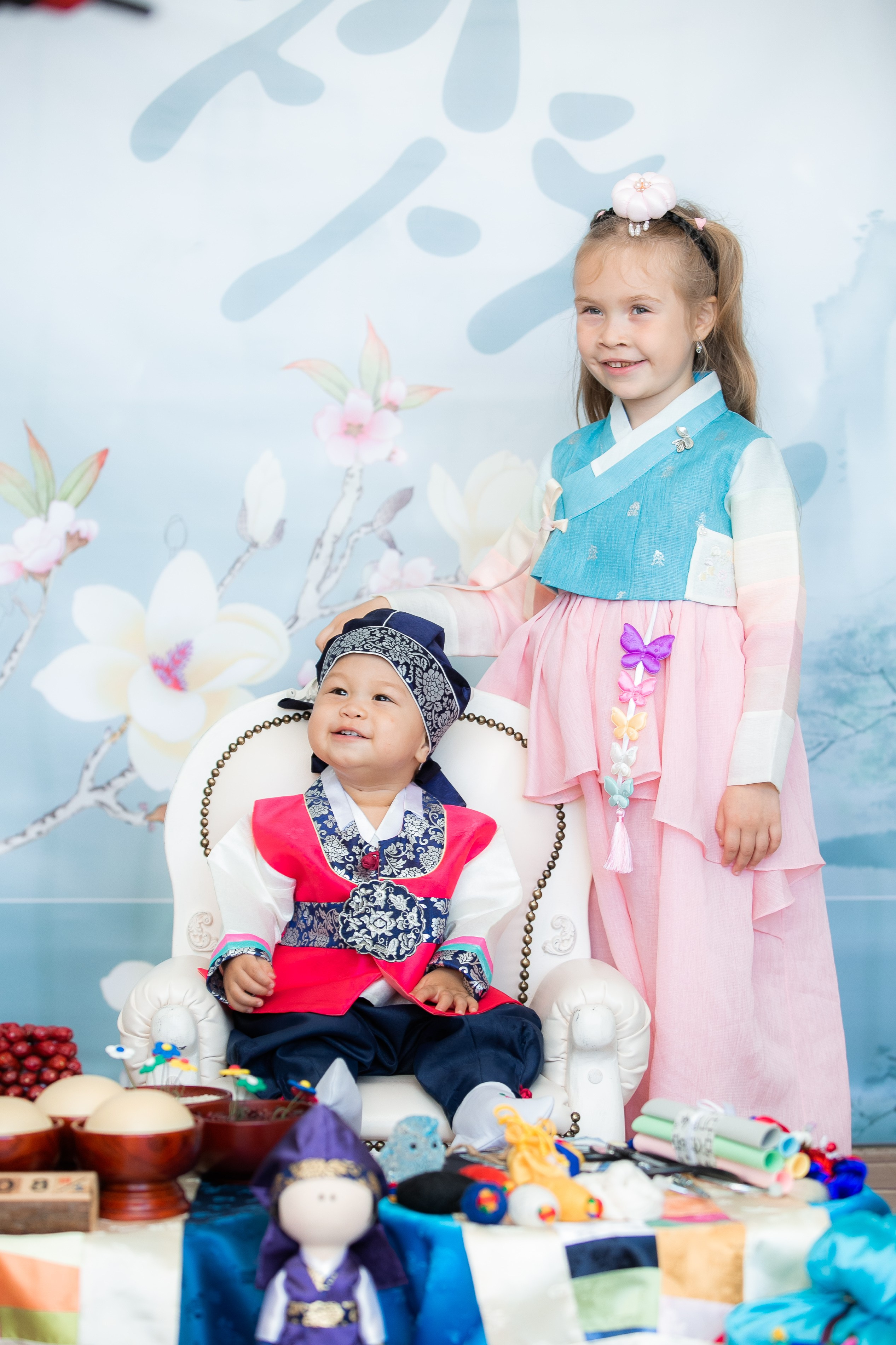 첫돌 Утренняя церемония (малыши). «Инбок» Фото студия