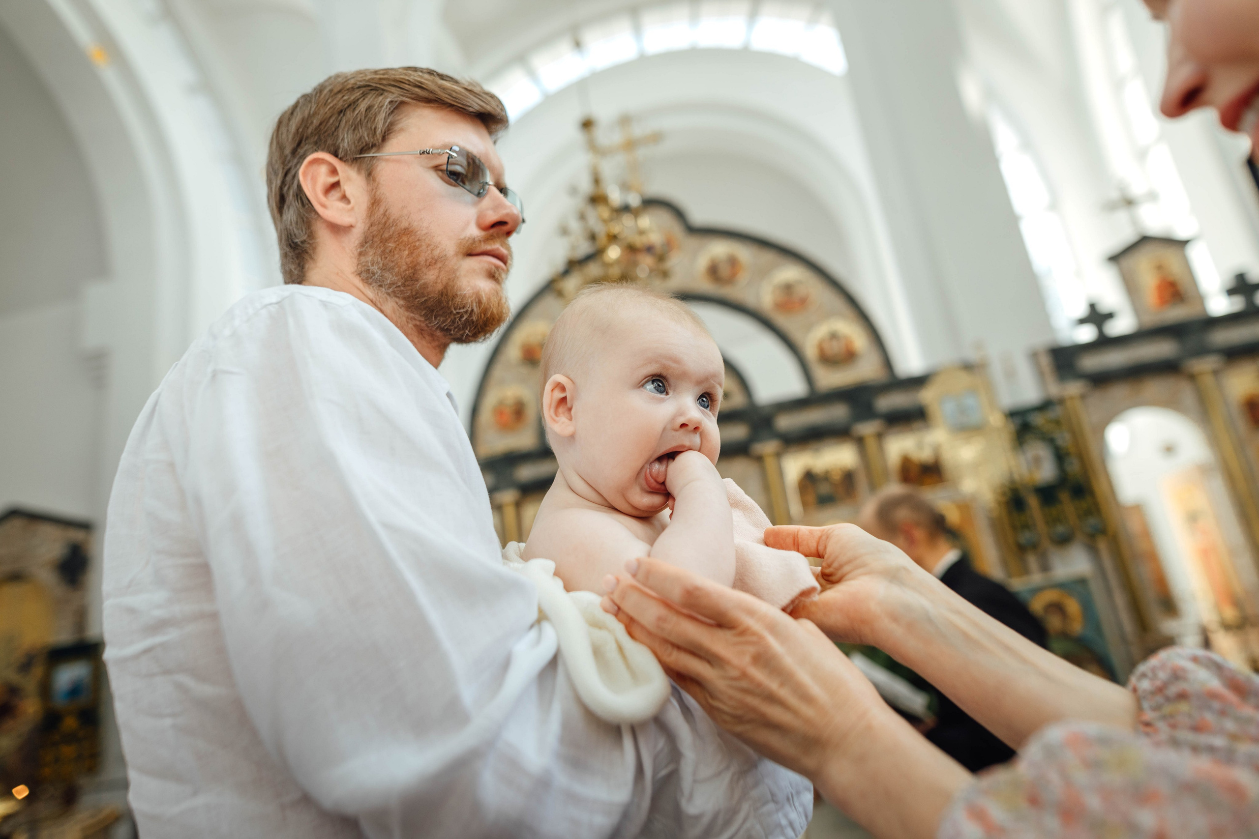 Крещение Мишель, гп. Ивенец, храм Ефросинии Полоцкой, август 2025