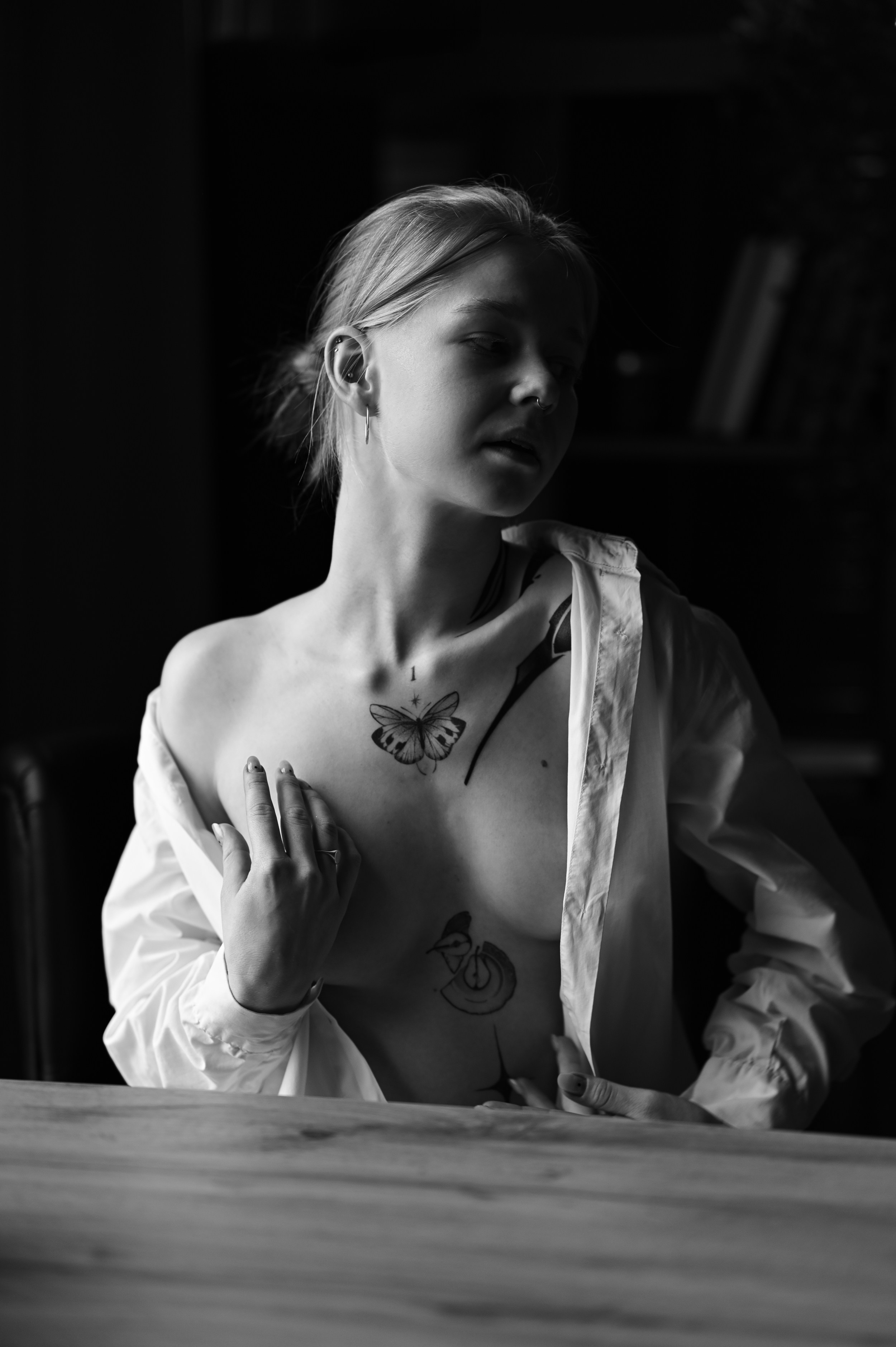 Level 1 — Monochrome boudoir