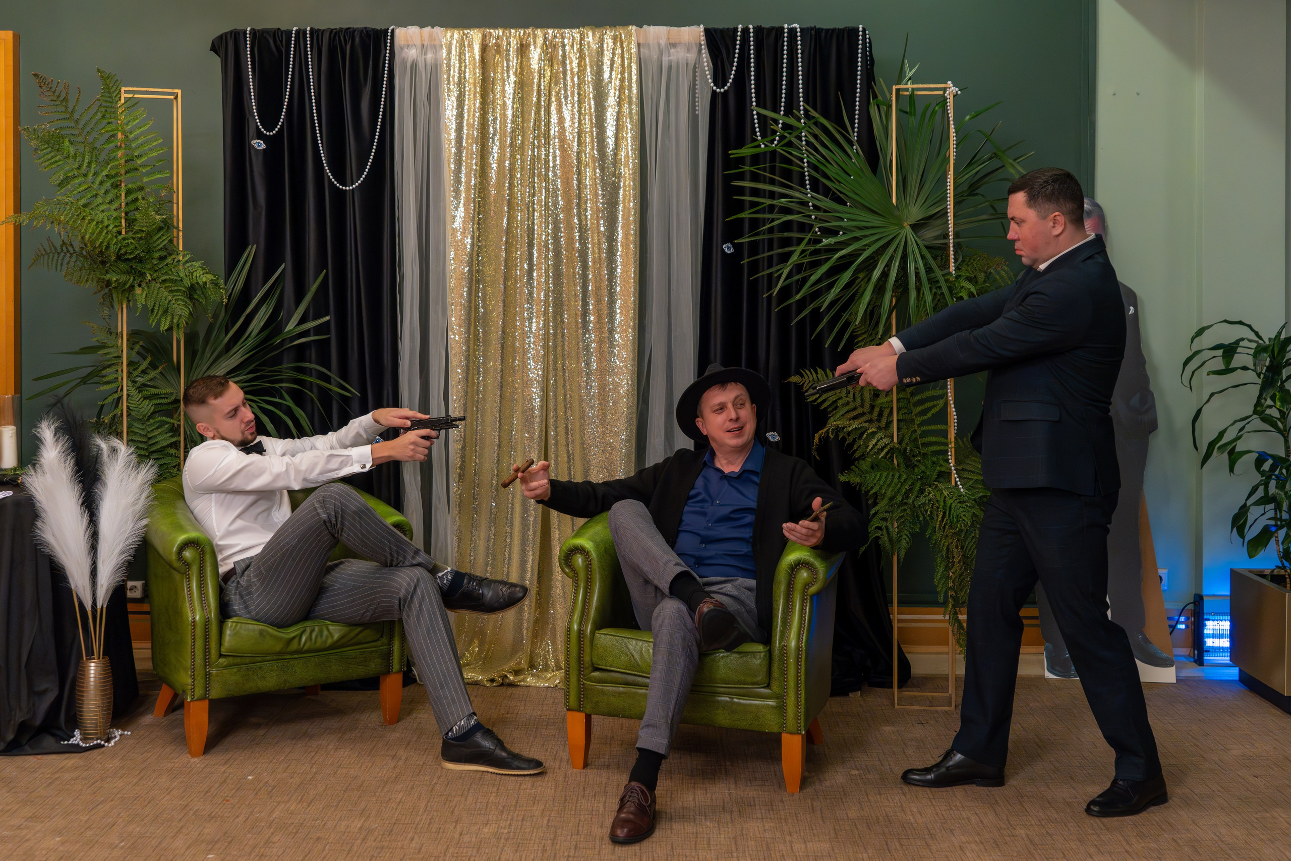 Новый год в стиле Great Gatsby. Репортажный фотограф в Красной Поляне и Сочи Павлюченко Екатерина