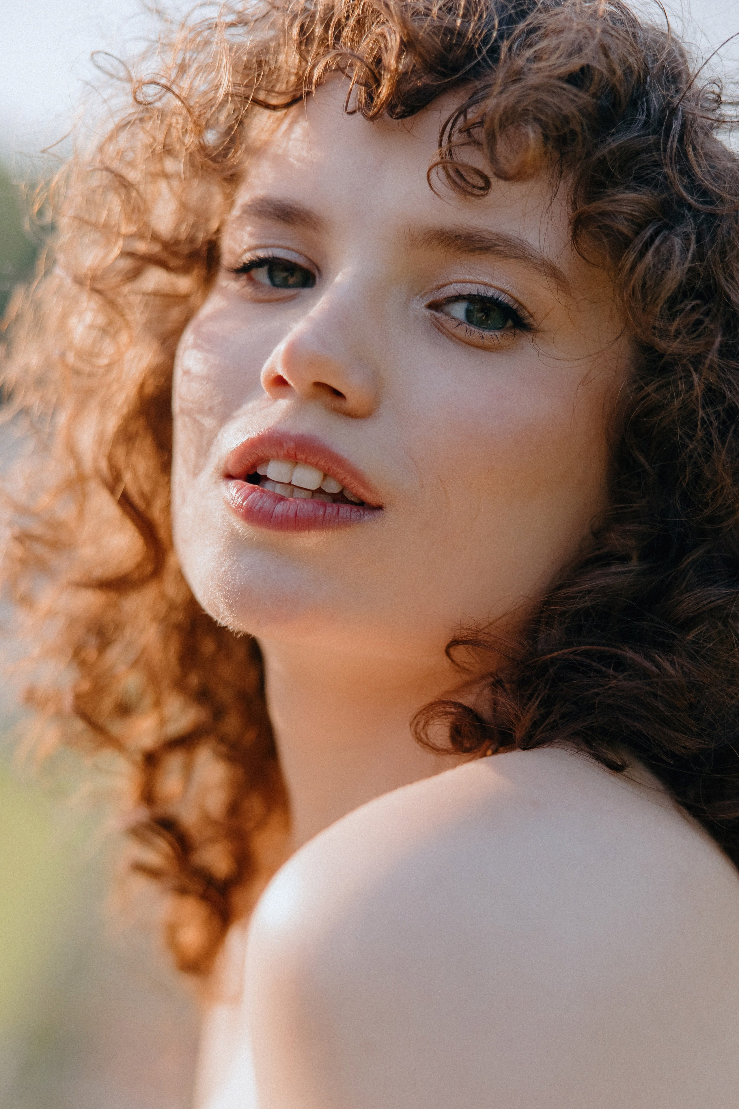 Портет невесты на закате