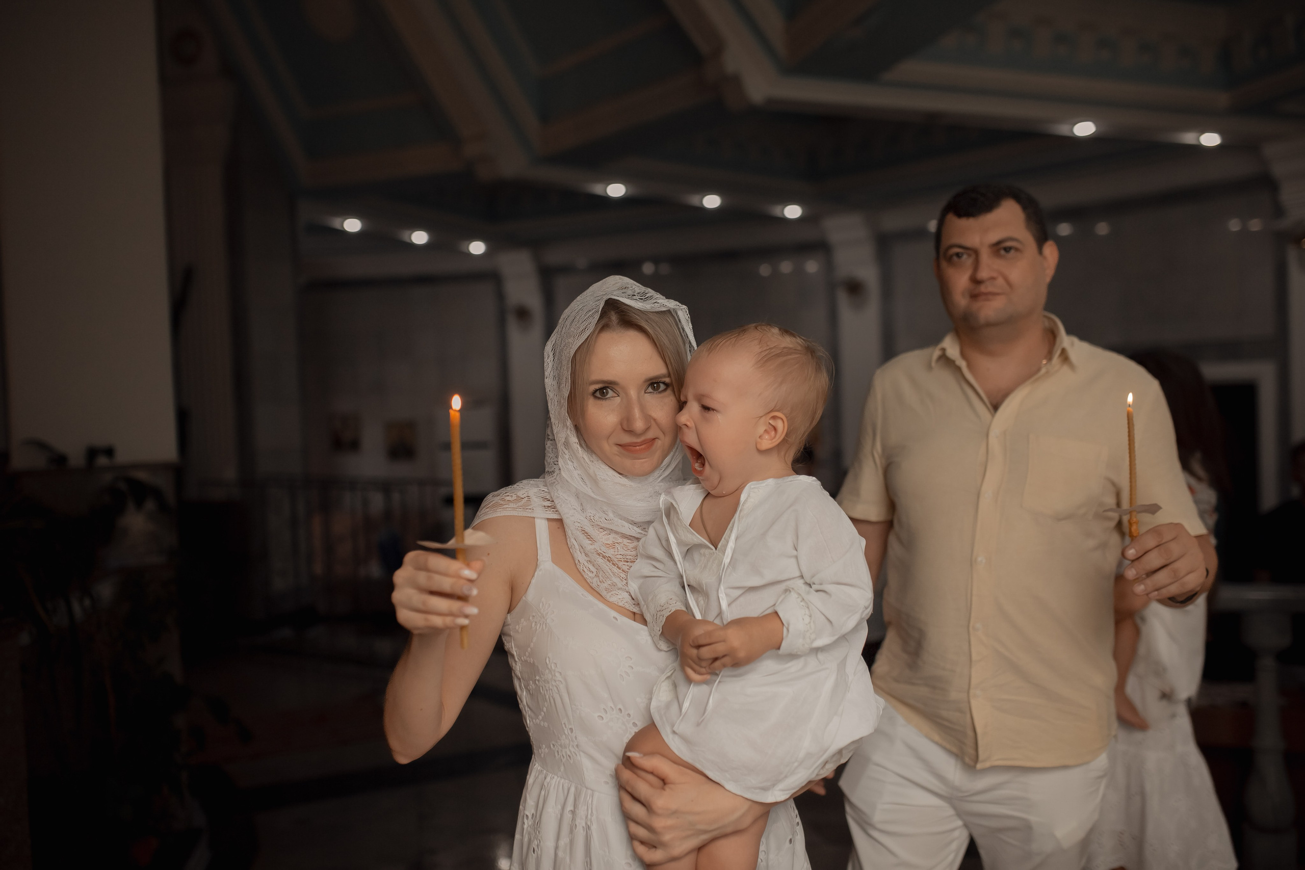 Крещение Алисы и Ксении. Фотограф на Крещение и Венчание в Ташкенте