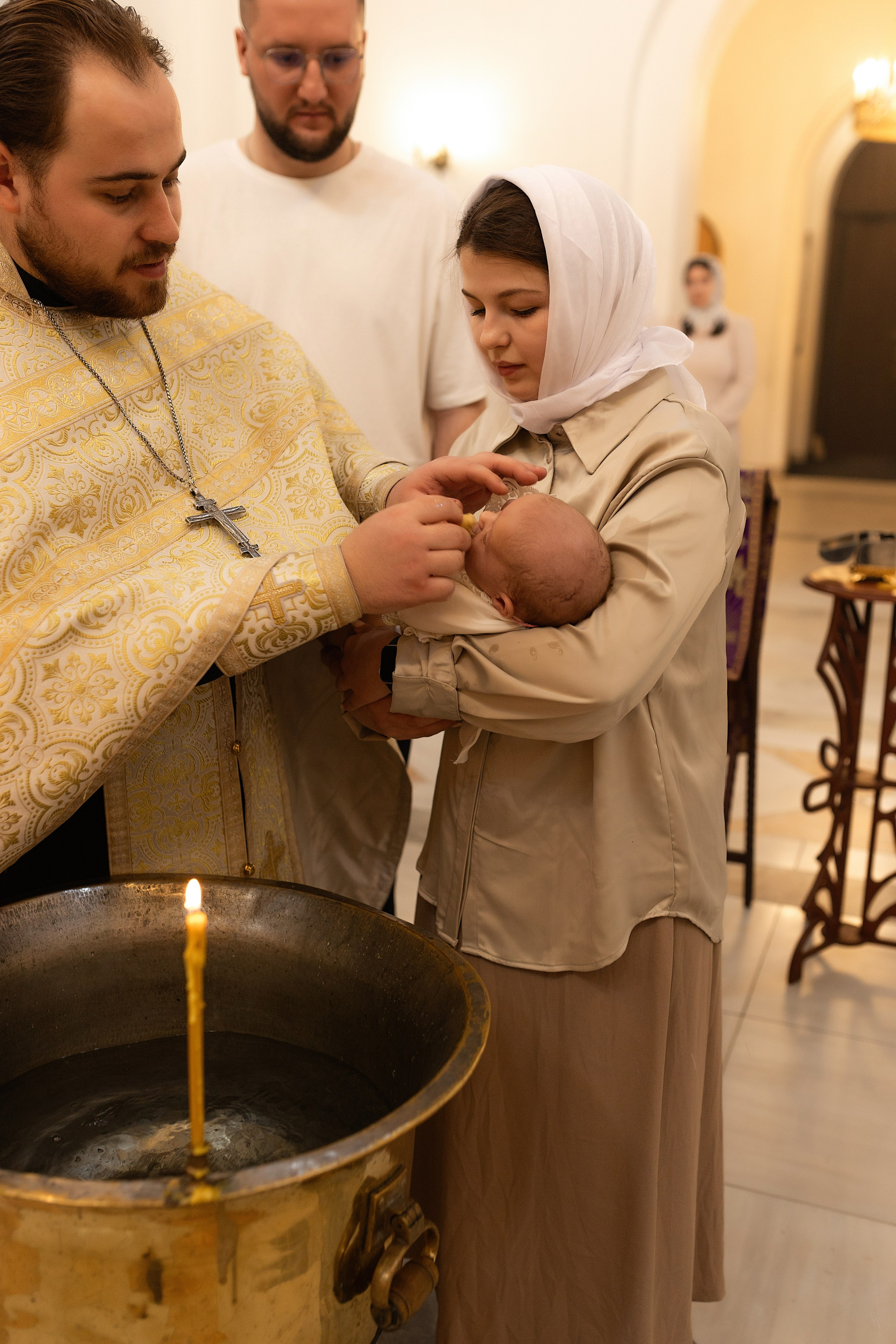 Таинство крещения Алисы. Фотограф в Железнодорожном и Балашихе