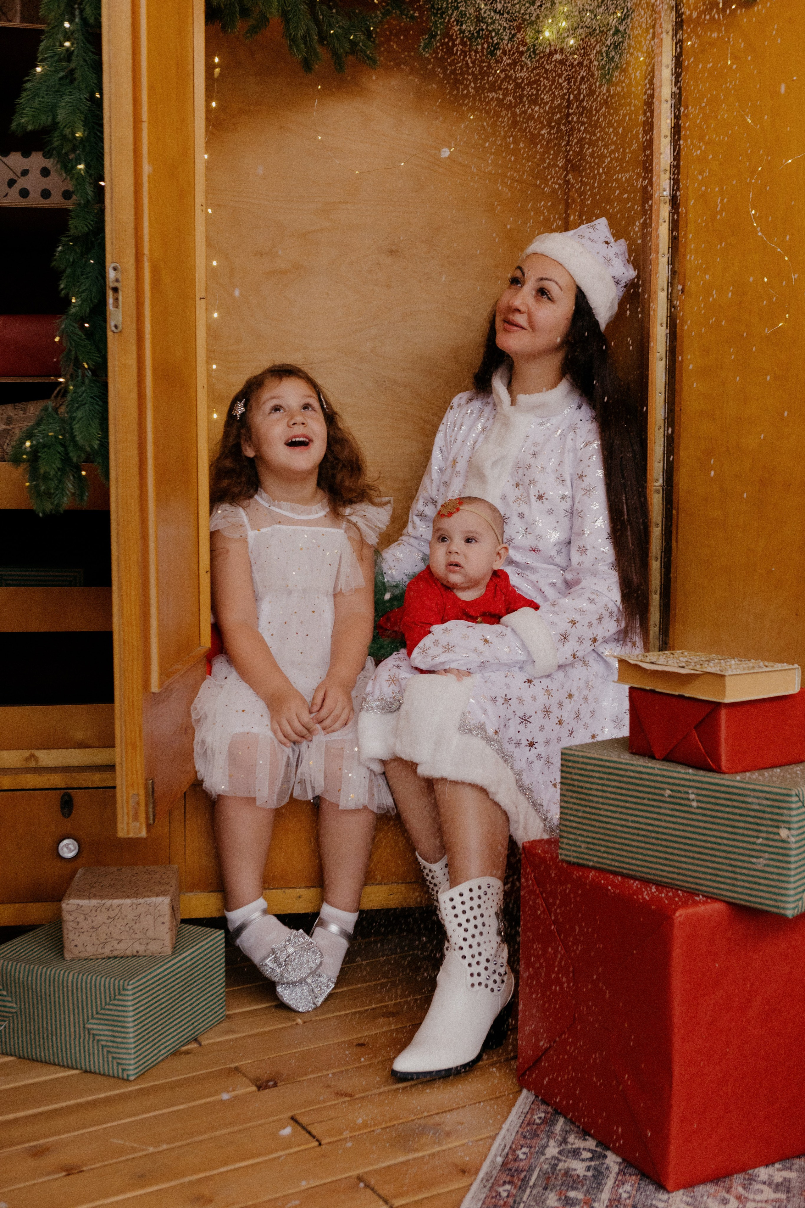 Семейная новогодняя фотосессия в Москве