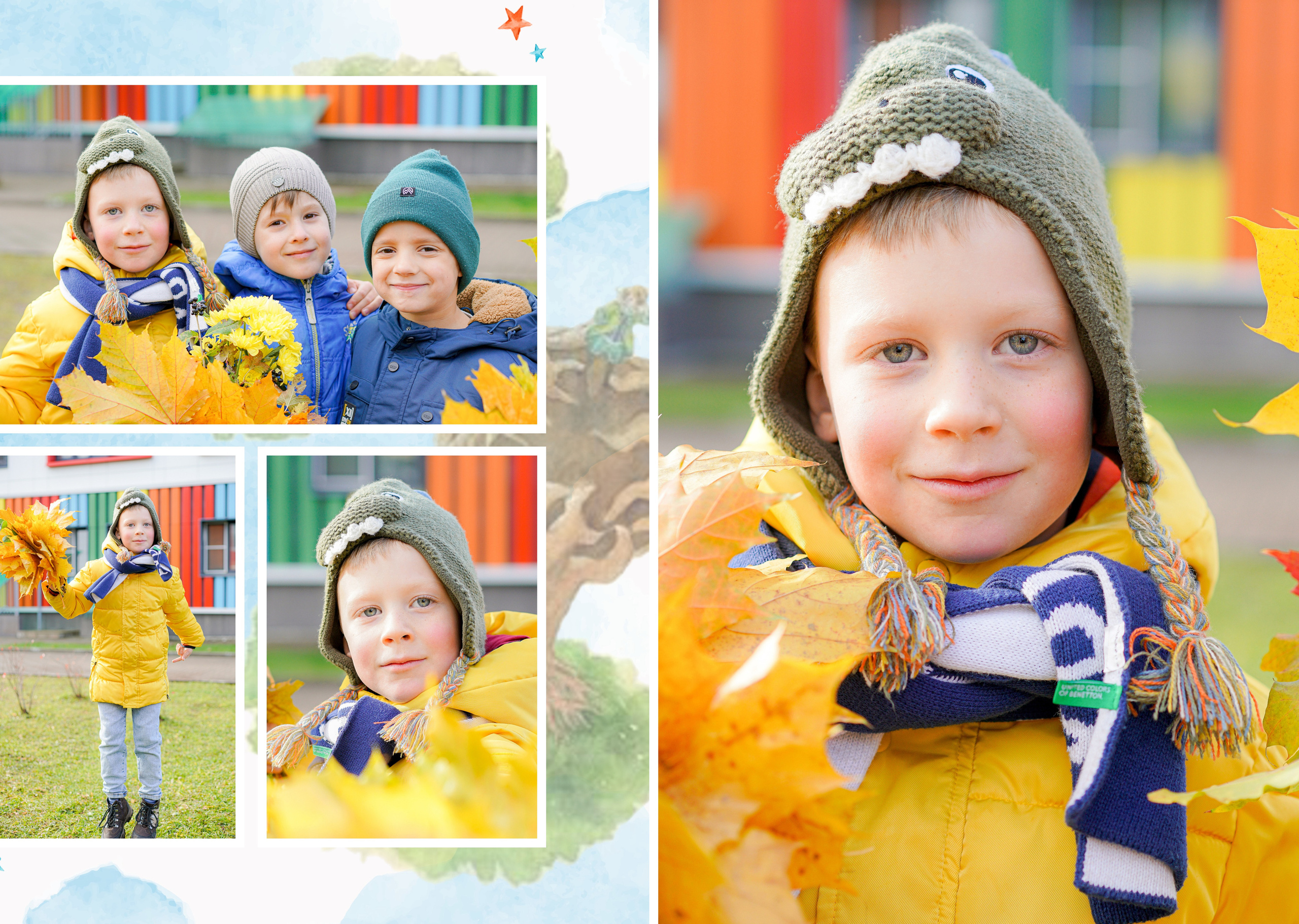 Индивидуальные развороты «Цветочная страна». Анна Белашова ВЫПУСКНЫЕ АЛЬБОМЫ, фото и видеосъёмка