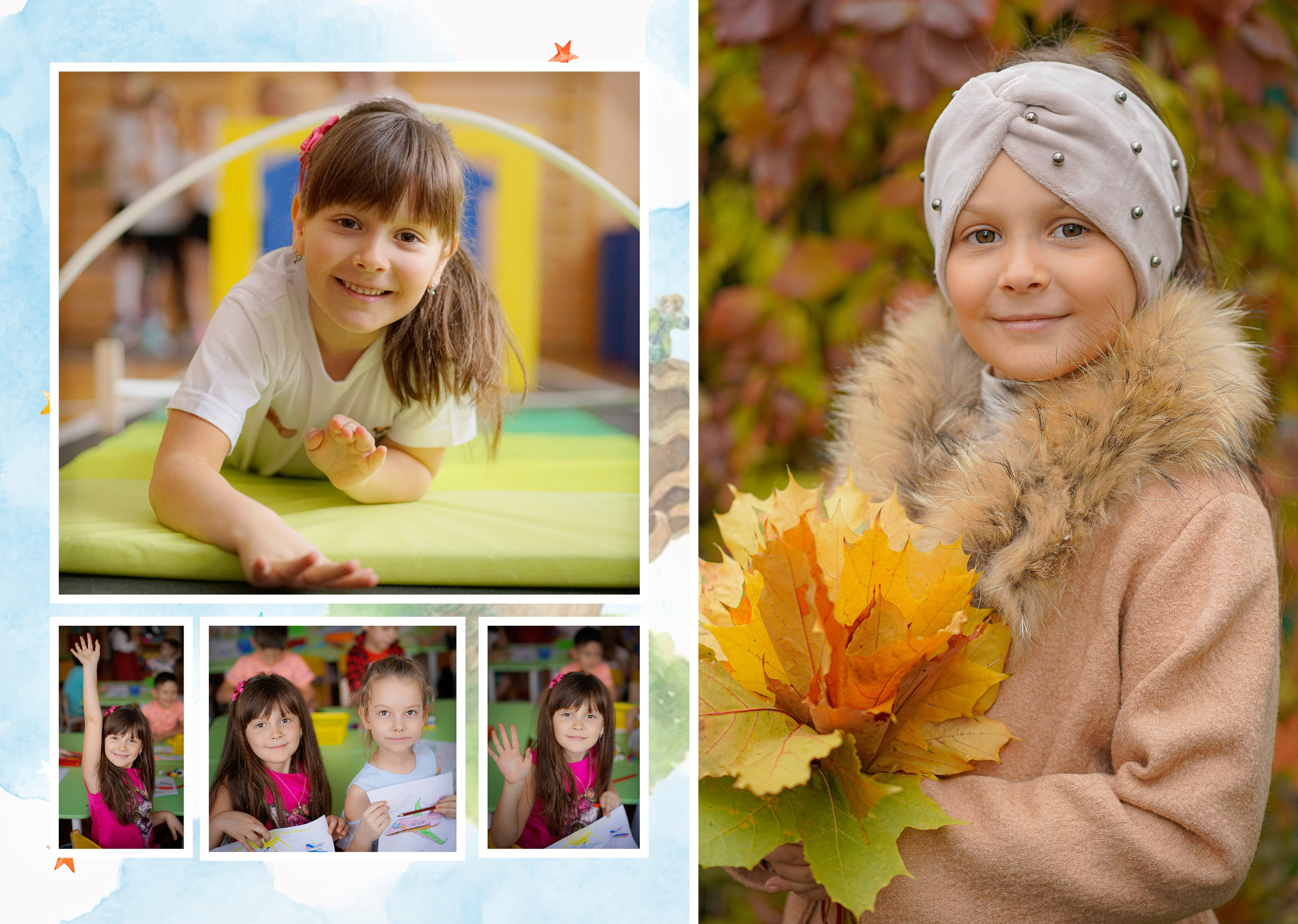 Персональные развороты и обложки «Маленький принц». Анна Белашова ВЫПУСКНЫЕ АЛЬБОМЫ, фото и видеосъёмка