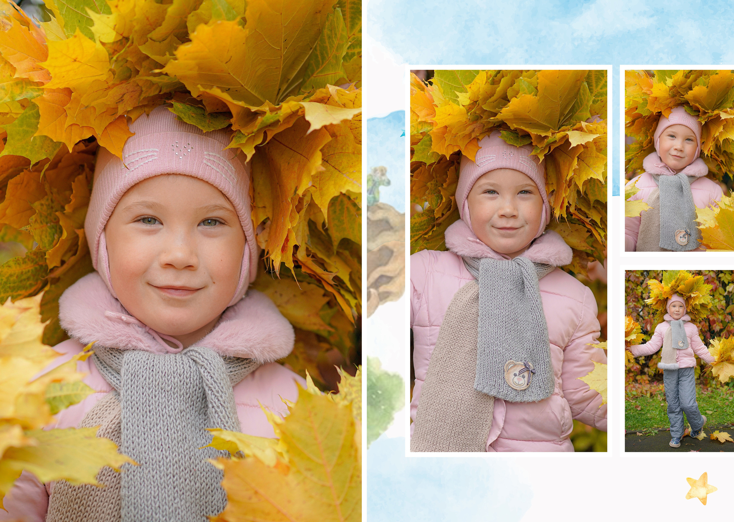 Персональные развороты и обложки «Маленький принц». Анна Белашова ВЫПУСКНЫЕ АЛЬБОМЫ, фото и видеосъёмка