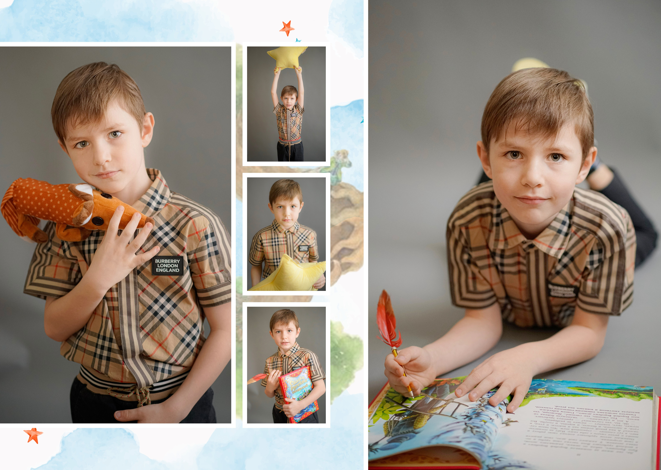 Персональные развороты и обложки «Маленький принц». Анна Белашова ВЫПУСКНЫЕ АЛЬБОМЫ, фото и видеосъёмка