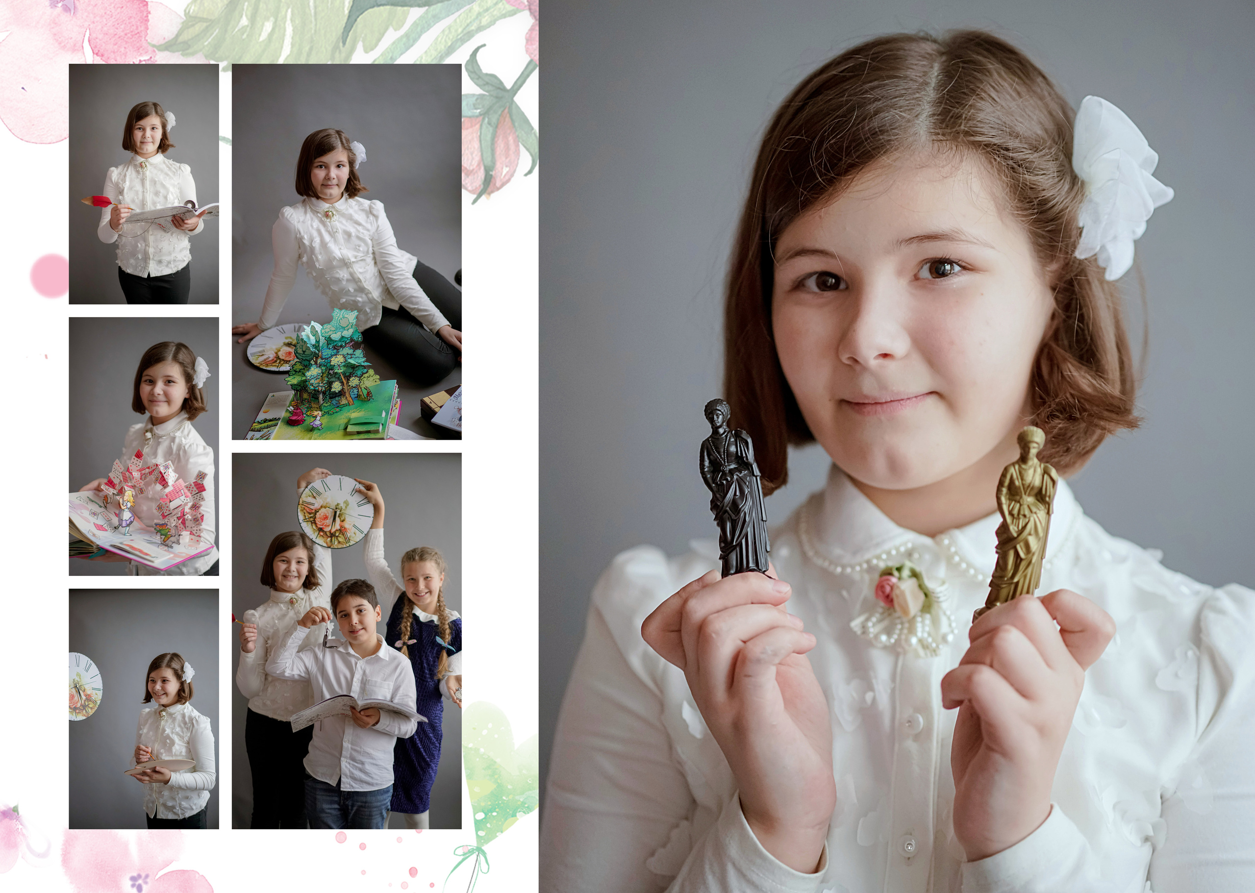 Школа МГПУ Дизайн «Алиса в стране чудес» ИНДИВИДУАЛЬНЫЕ РАЗВОРОТЫ. Анна Белашова ВЫПУСКНЫЕ АЛЬБОМЫ, фото и видеосъёмка