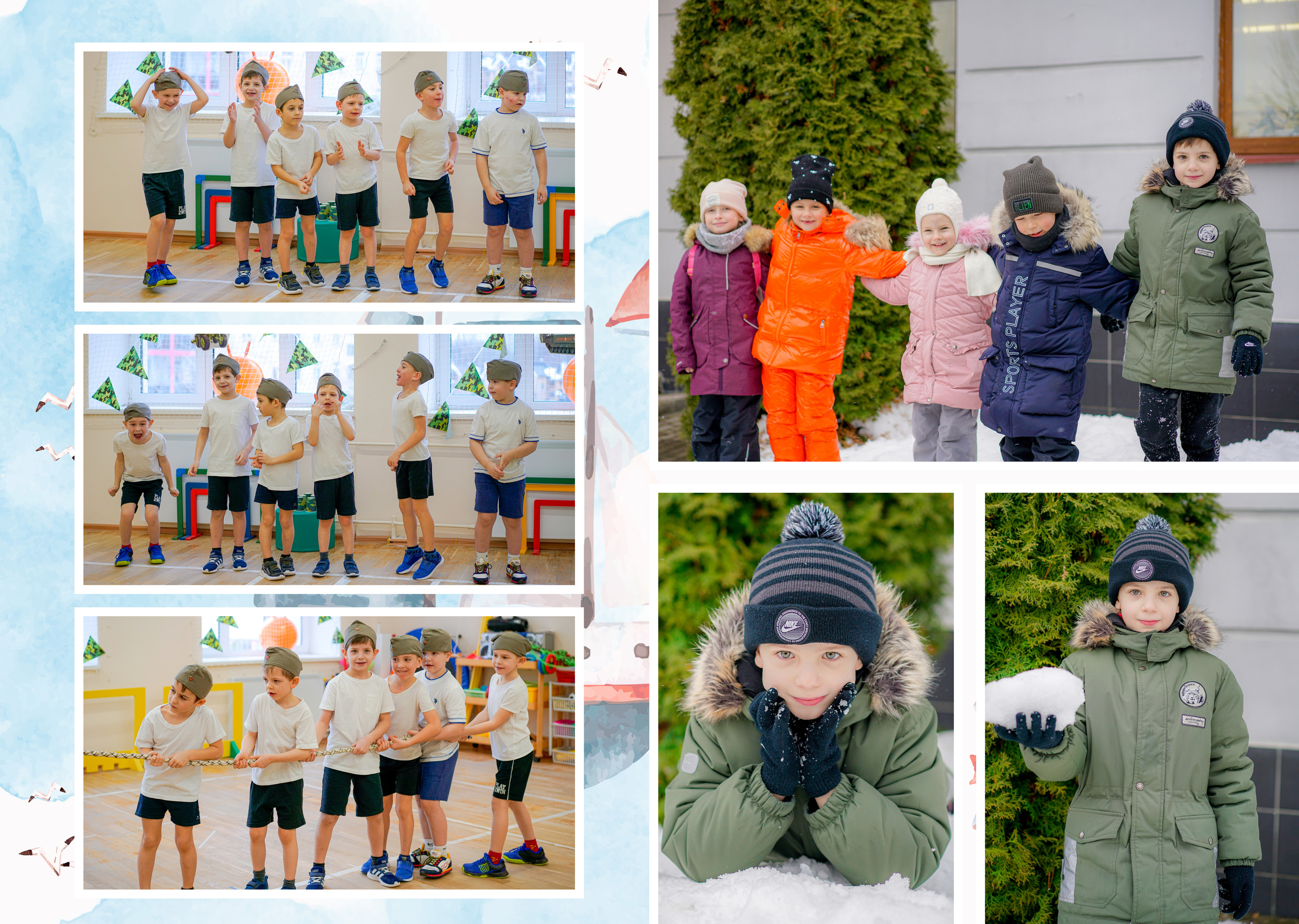 Персональные развороты и обложка дизайн «Кораблик». Анна Белашова ВЫПУСКНЫЕ АЛЬБОМЫ, фото и видеосъёмка