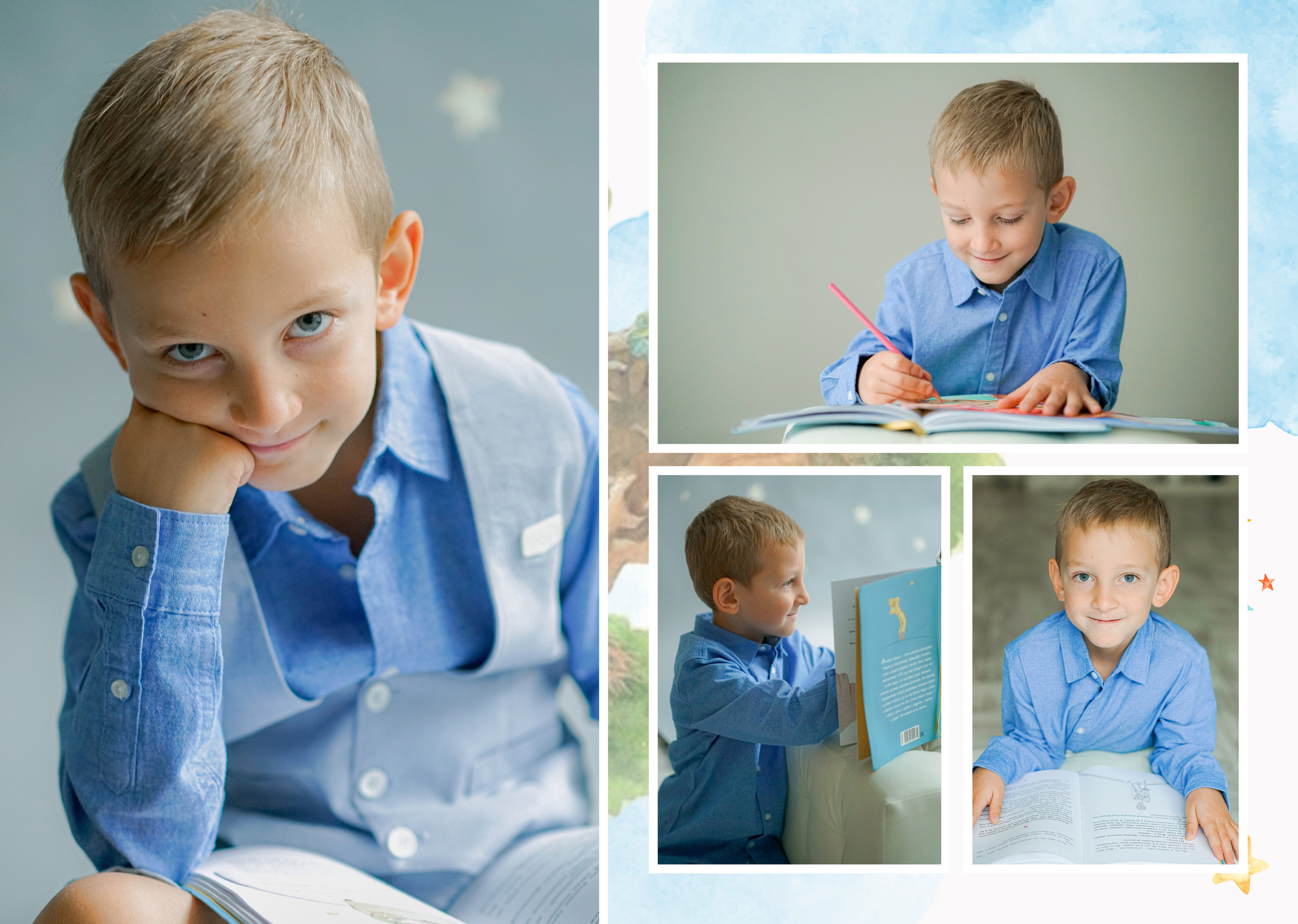 Индивидуальные развороты «Цветочная страна». Анна Белашова ВЫПУСКНЫЕ АЛЬБОМЫ, фото и видеосъёмка