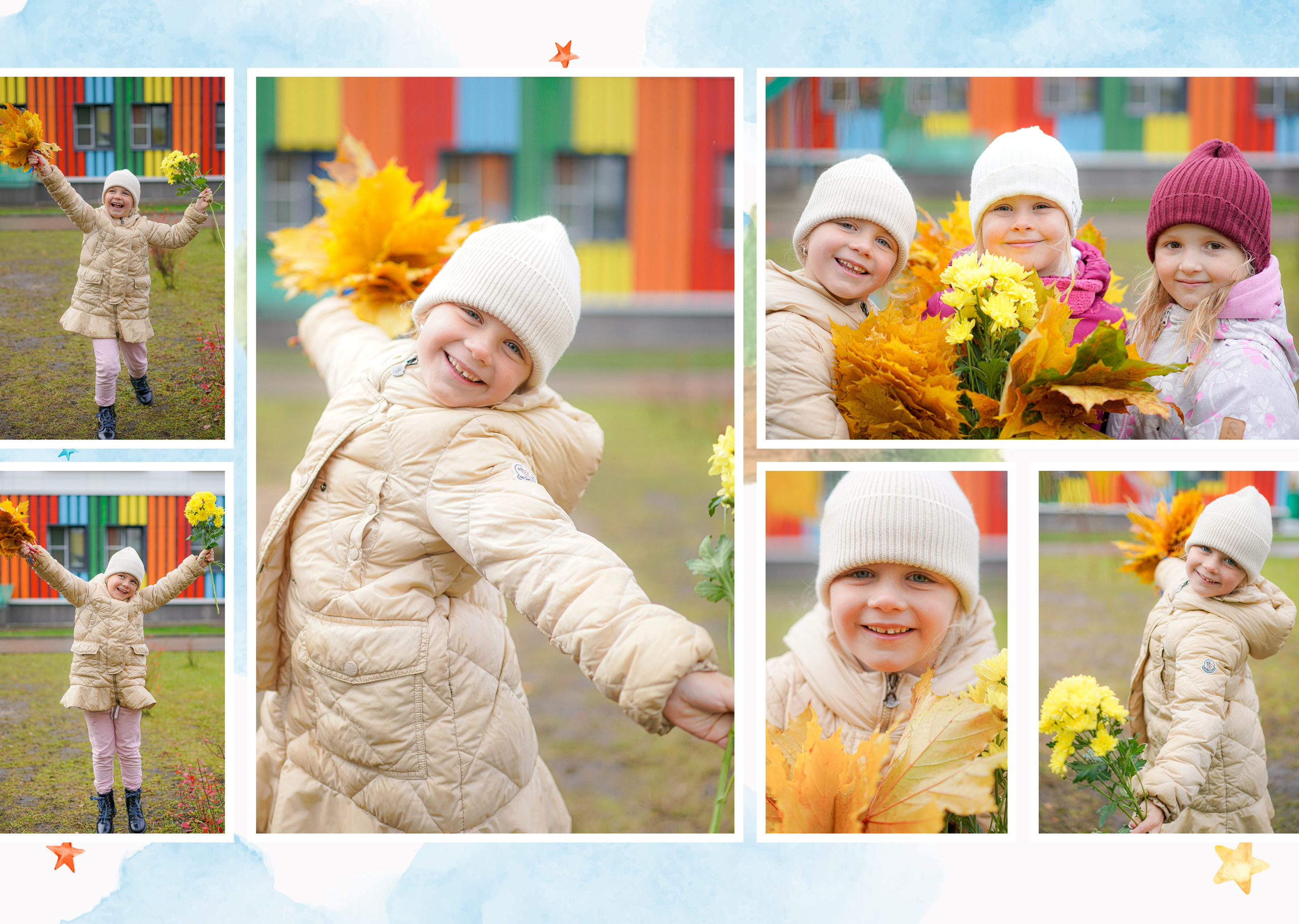 Индивидуальные развороты «Цветочная страна». Анна Белашова ВЫПУСКНЫЕ АЛЬБОМЫ, фото и видеосъёмка