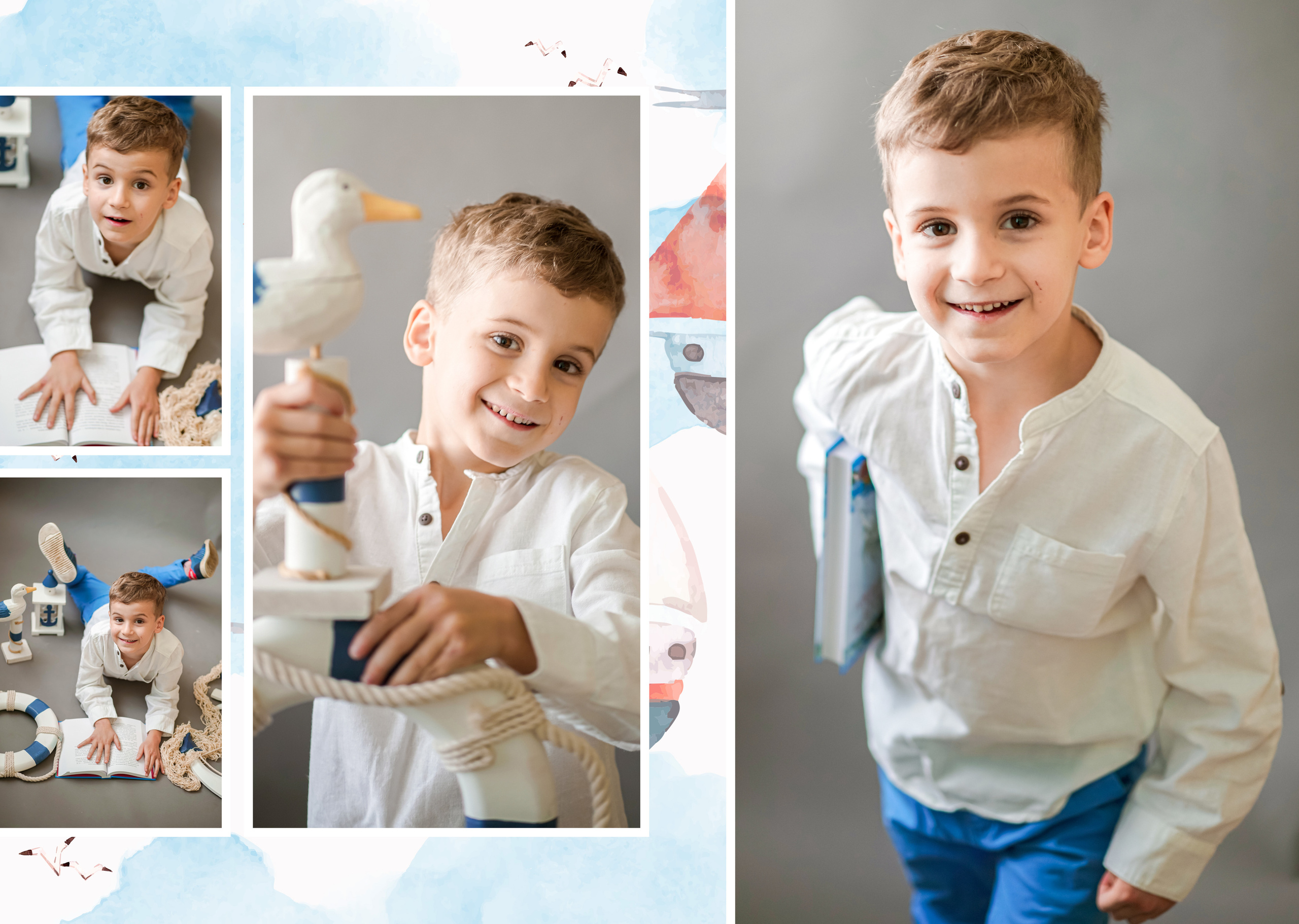 Персональные развороты и обложка дизайн «Кораблик». Анна Белашова ВЫПУСКНЫЕ АЛЬБОМЫ, фото и видеосъёмка