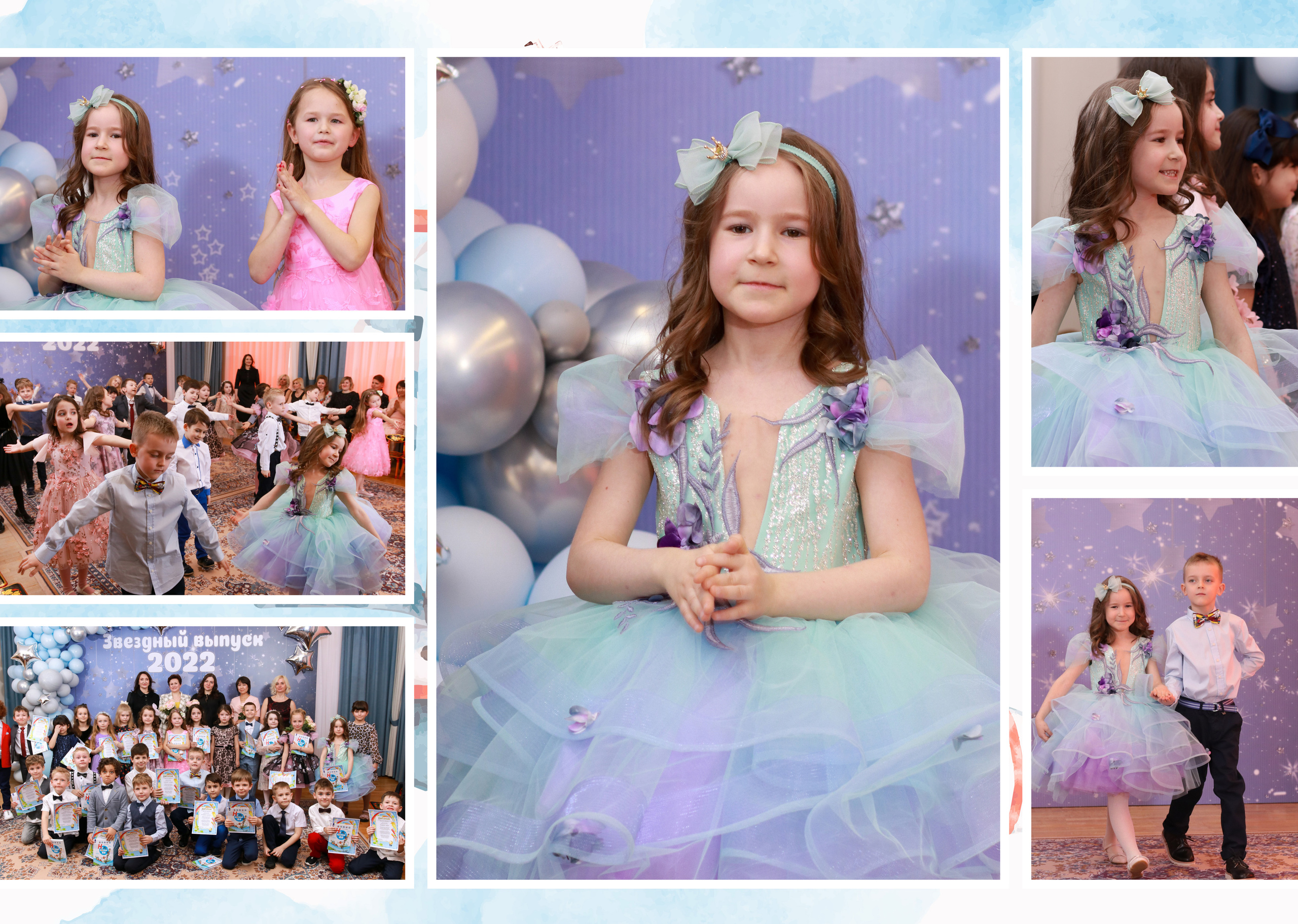 Персональные развороты и обложка дизайн «Кораблик». Анна Белашова ВЫПУСКНЫЕ АЛЬБОМЫ, фото и видеосъёмка