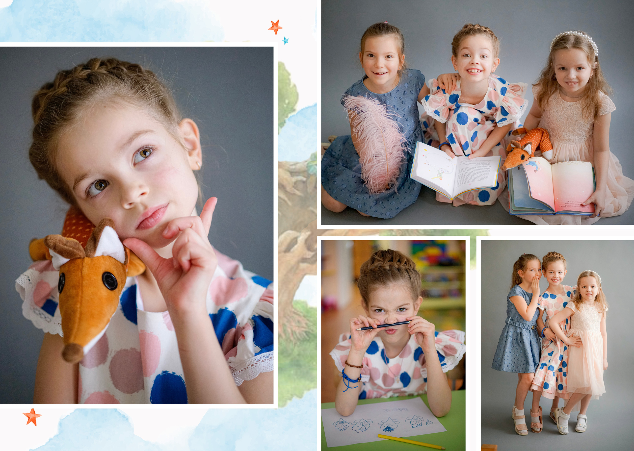 Персональные развороты и обложки «Маленький принц». Анна Белашова ВЫПУСКНЫЕ АЛЬБОМЫ, фото и видеосъёмка