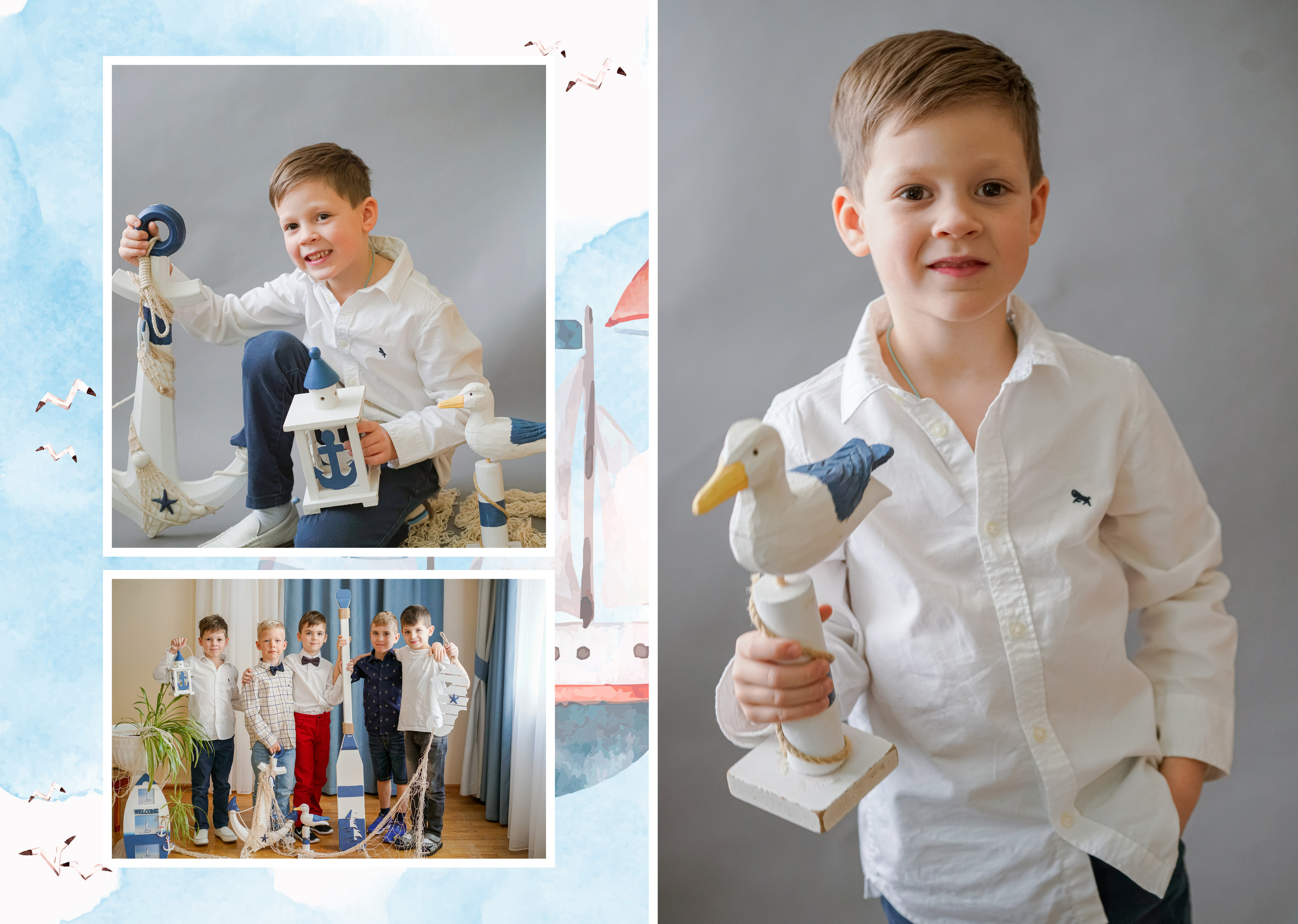 Персональные развороты и обложка дизайн «Кораблик». Анна Белашова ВЫПУСКНЫЕ АЛЬБОМЫ, фото и видеосъёмка