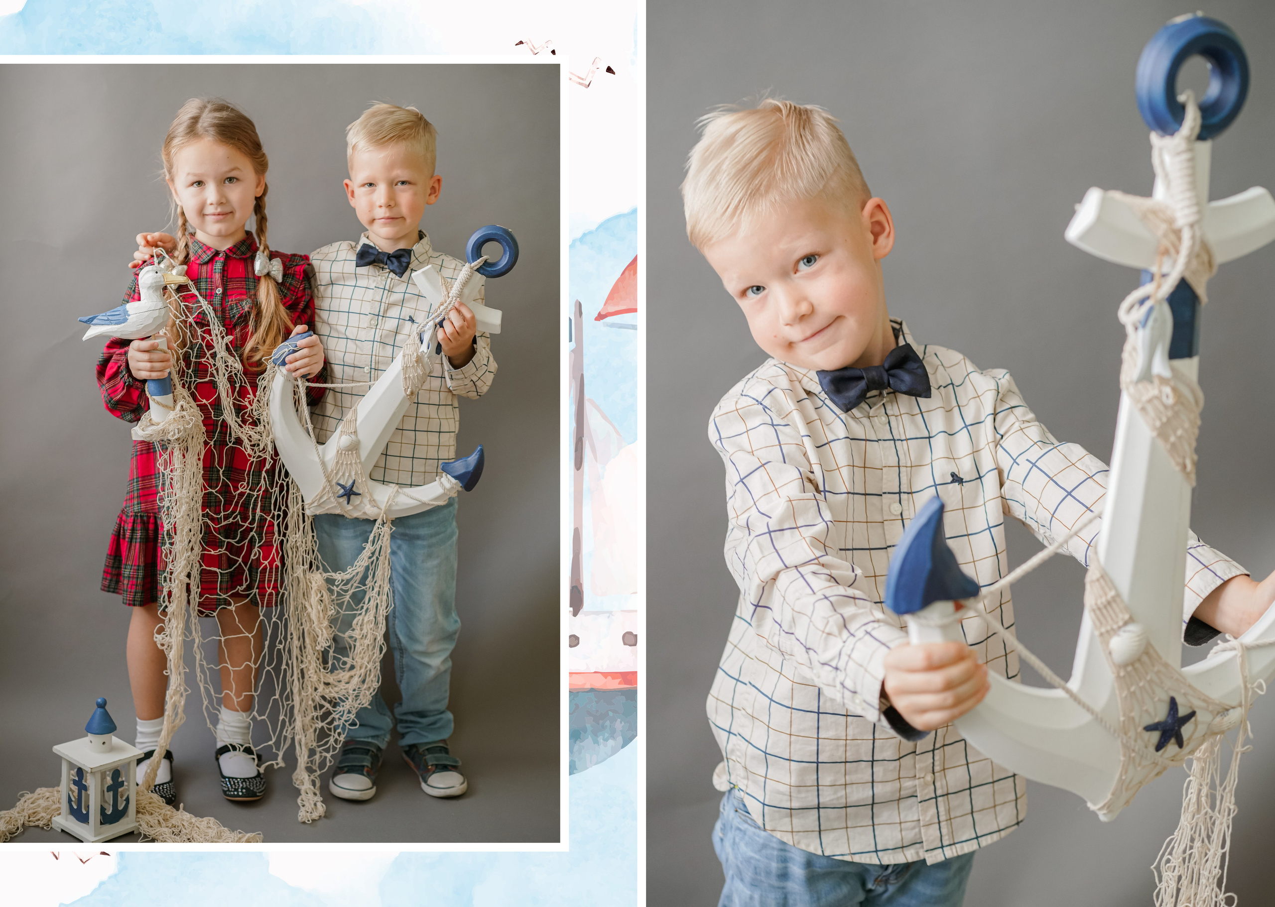 Персональные развороты и обложка дизайн «Кораблик». Анна Белашова ВЫПУСКНЫЕ АЛЬБОМЫ, фото и видеосъёмка